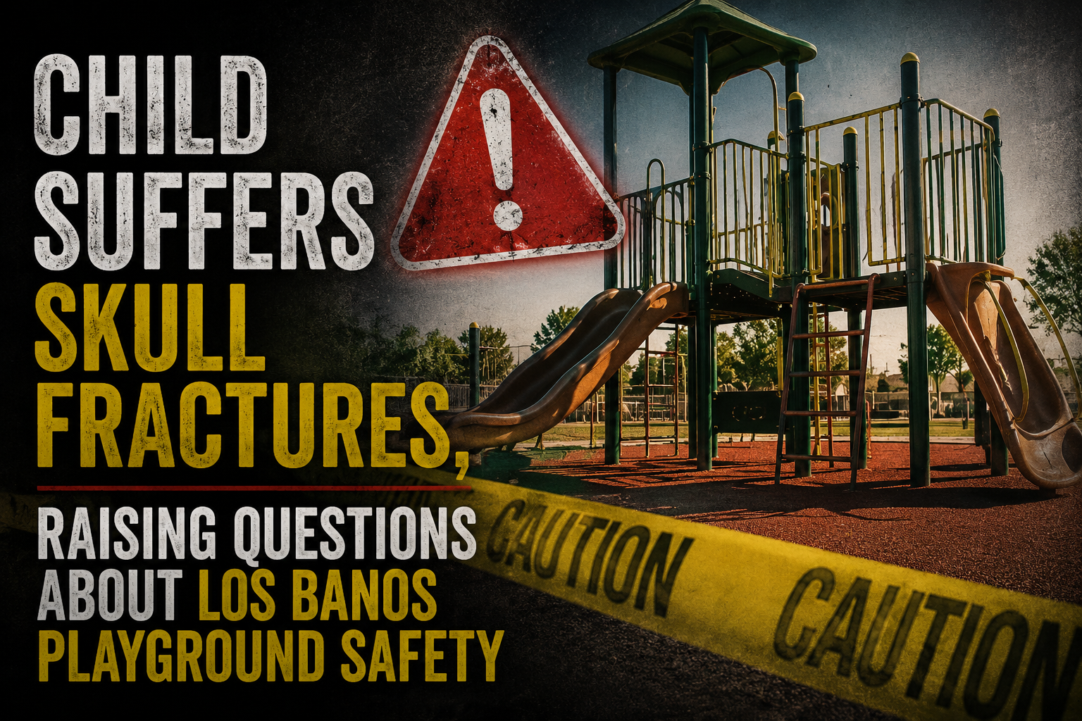 Child Suffers Skull Fractures, Raising Questions About Los Banos Playground Safety