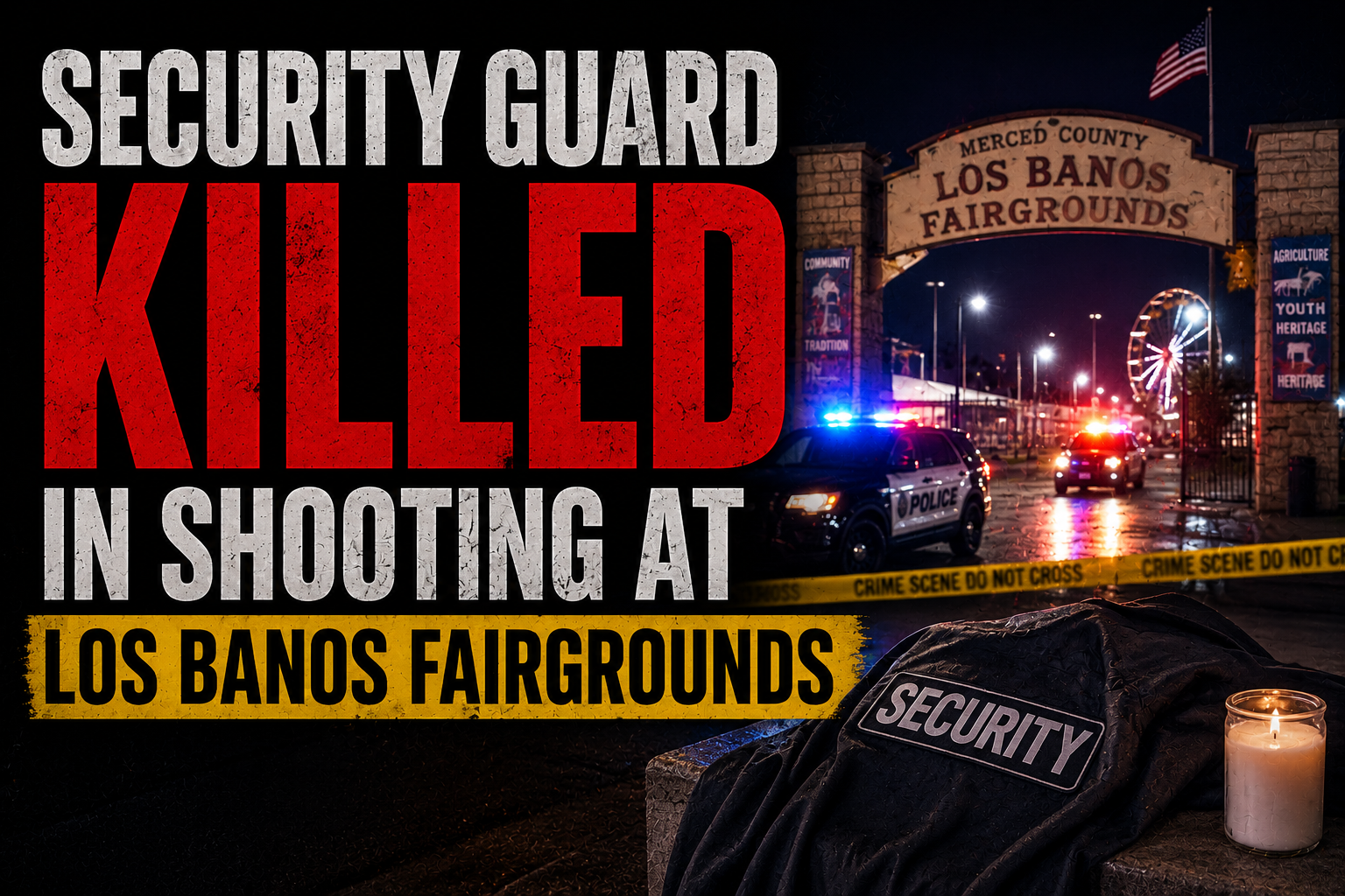 Security Guard Killed in Shooting at Los Banos Fairgrounds