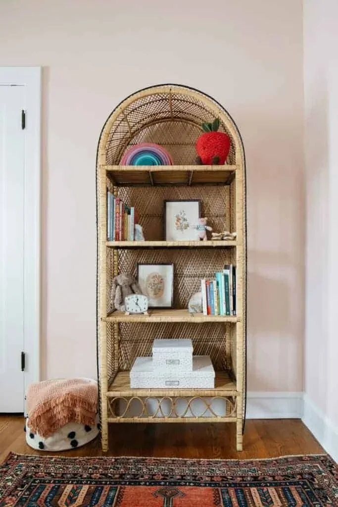 Farrow &amp; Ball Pink Ground in Sylvie’s room.