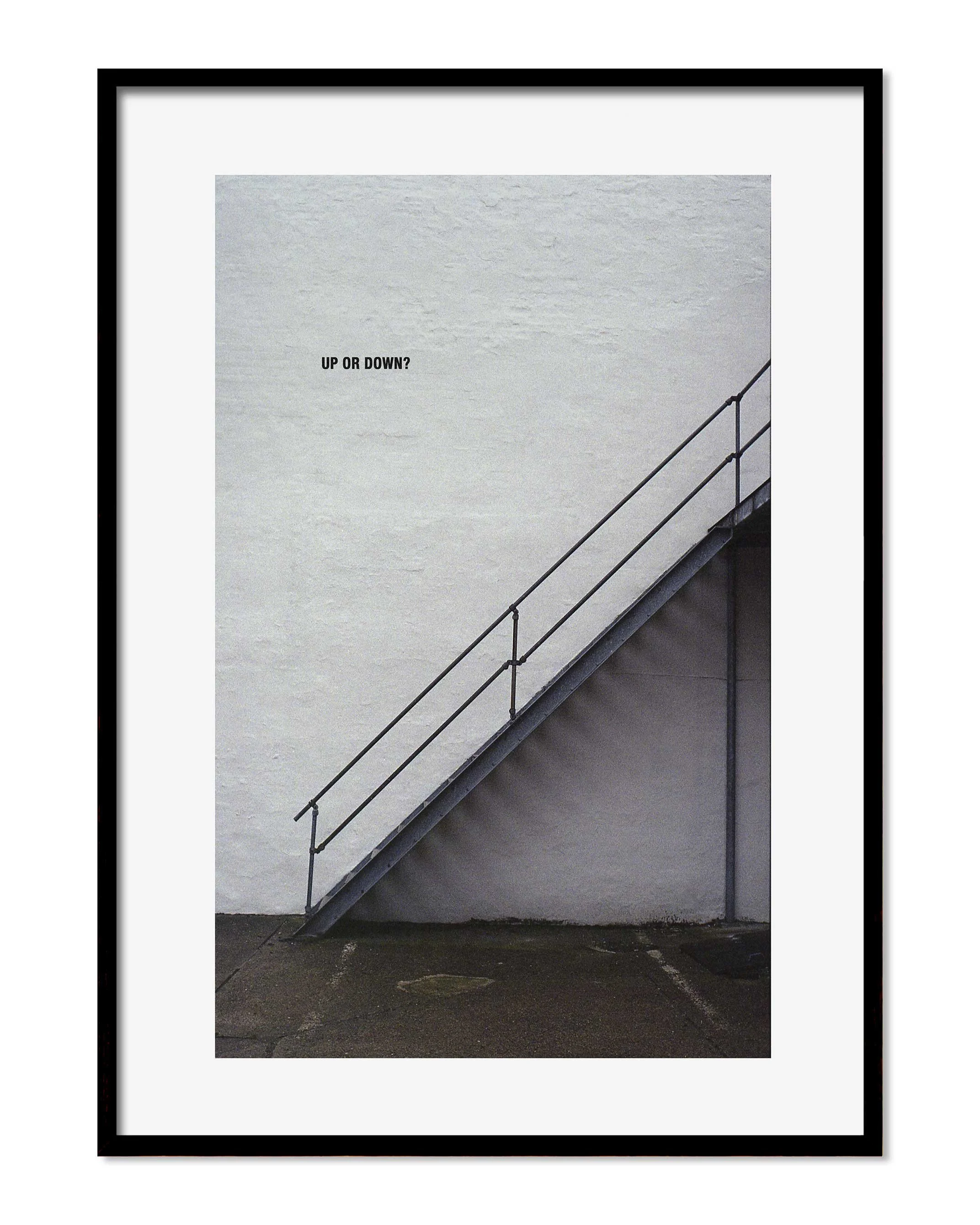 UP OR DOWN FOTOGRAFI - SORT RAMME