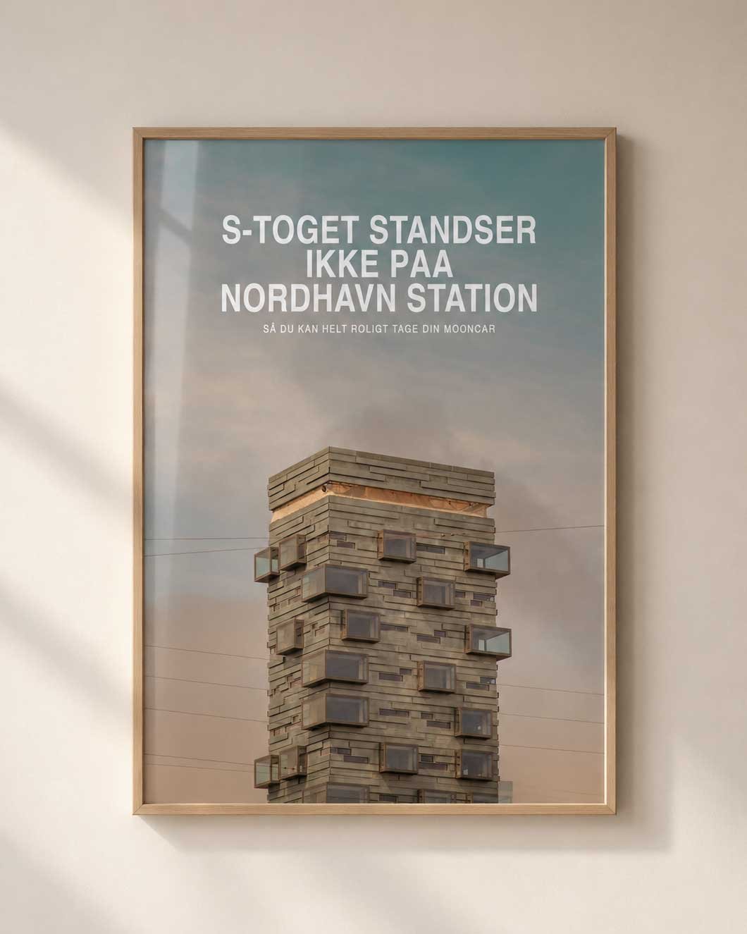nordhavn station på væg