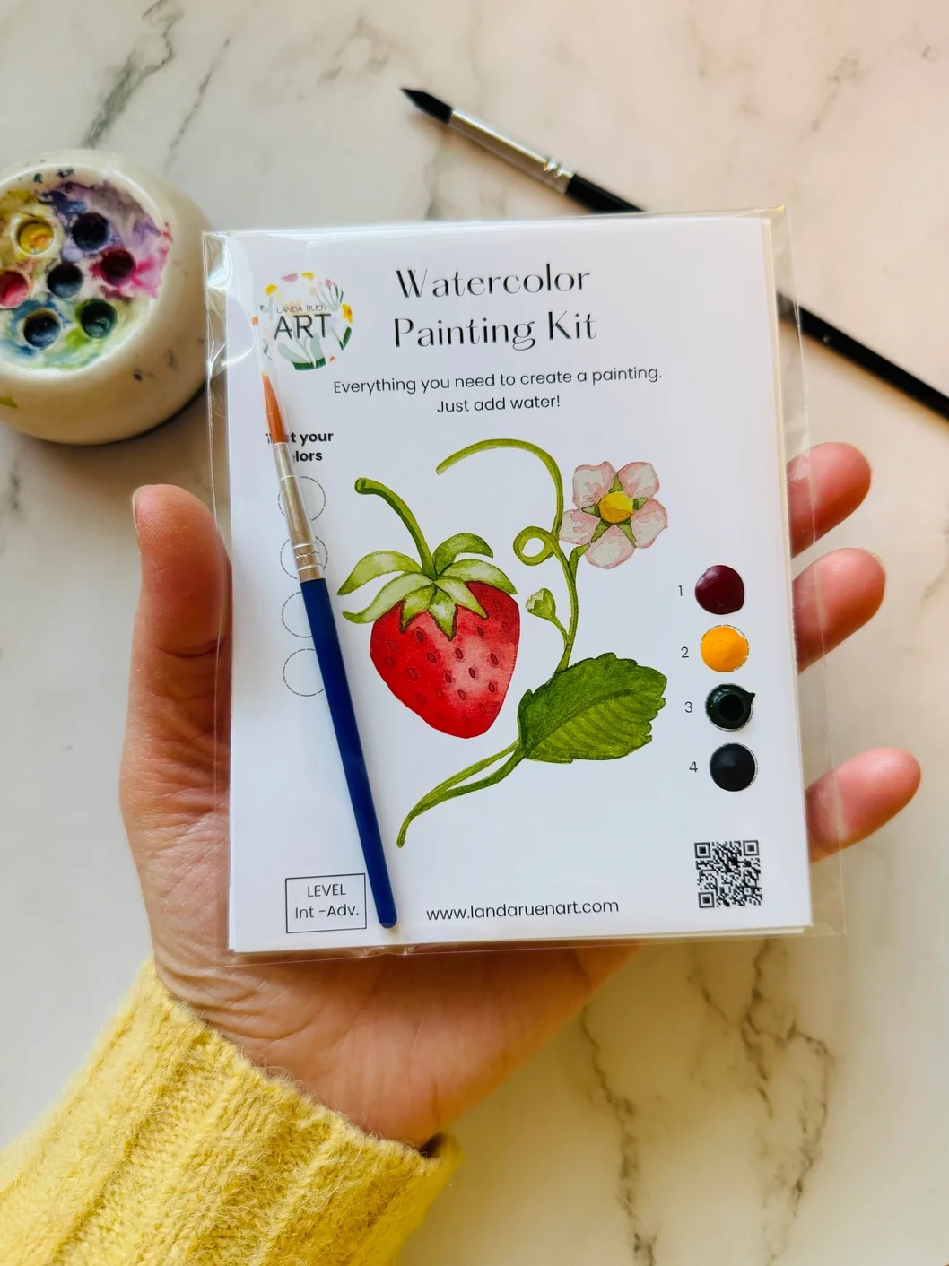 Strawberry Watercolor Kit