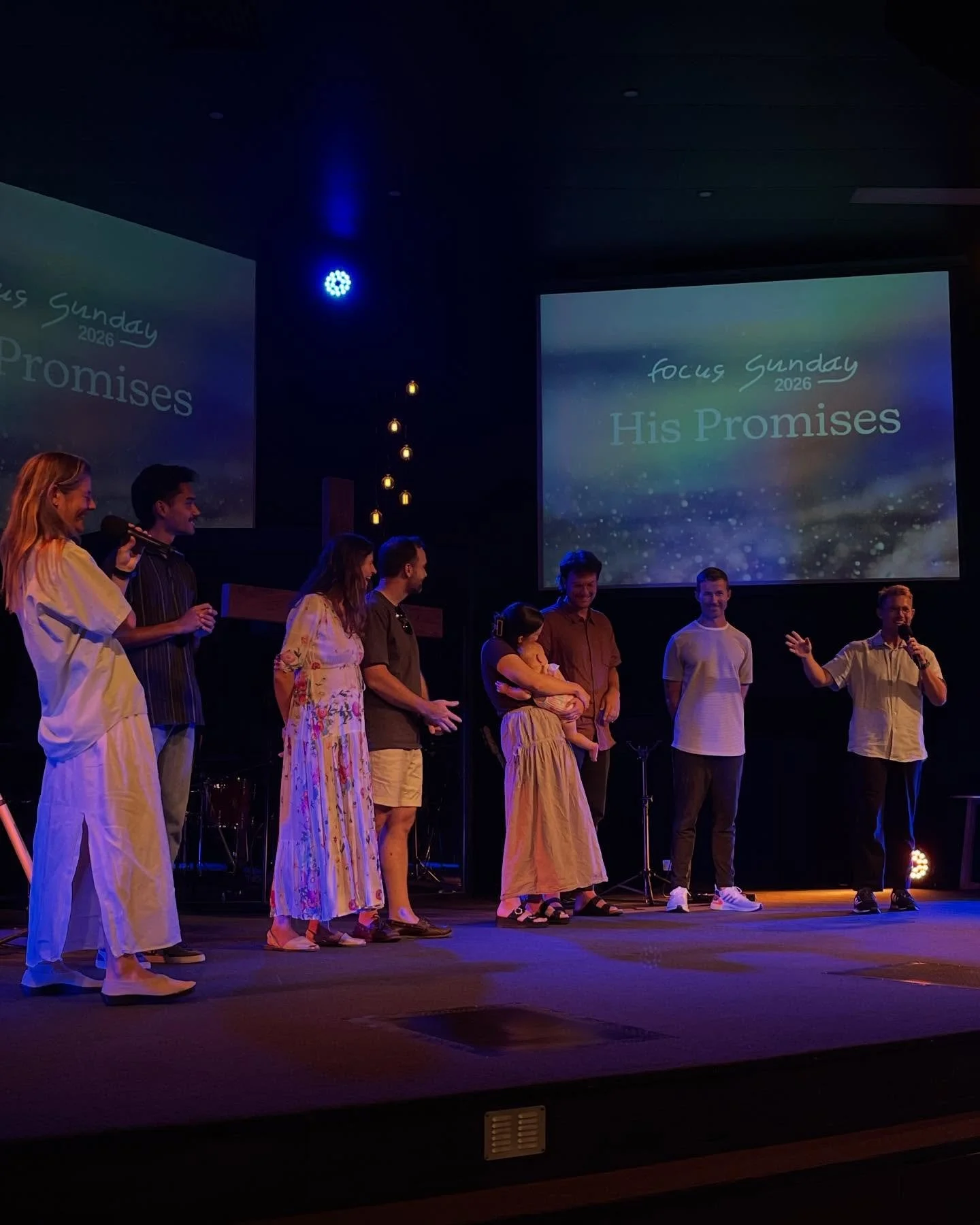 A few scenes from our Focus Sunday this past weekend 📸

For 2026 we&rsquo;ll be looking at His Promises as a church.

As shared on Sunday, God&rsquo;s promises are the ROCK. And you actually have to build on the ROCK. Matt. 7:24-27.

A reminder that