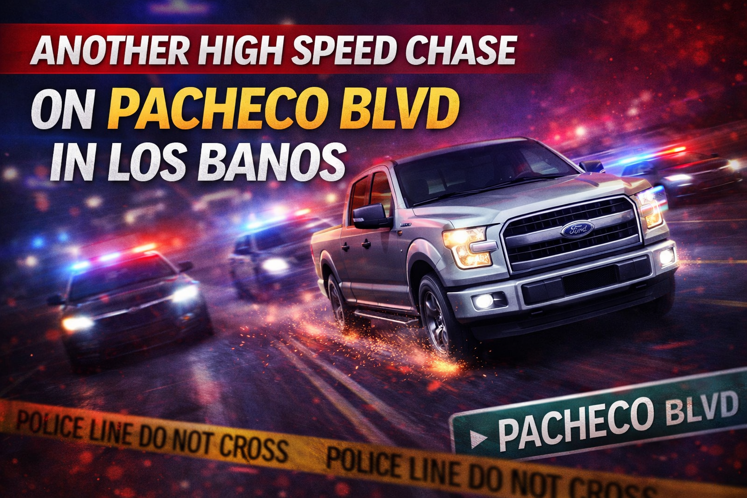 Another High Speed Chase on Pacheco Blvd in Los Banos