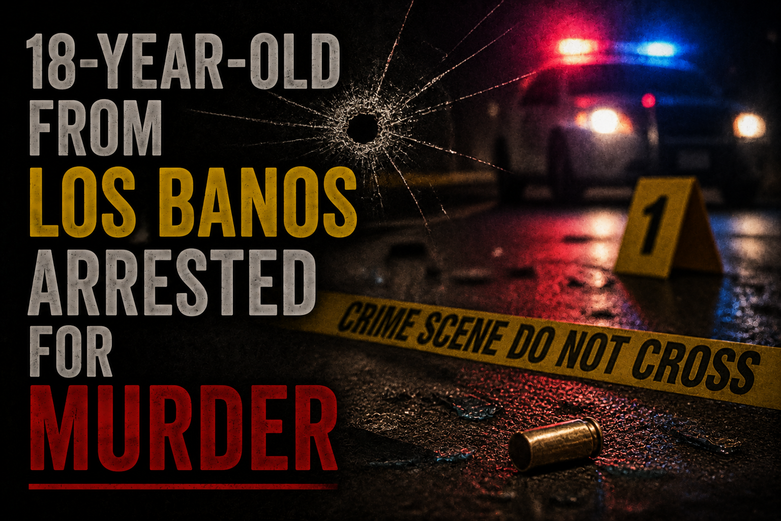 18-Year-Old From Los Banos Arrested For Murder