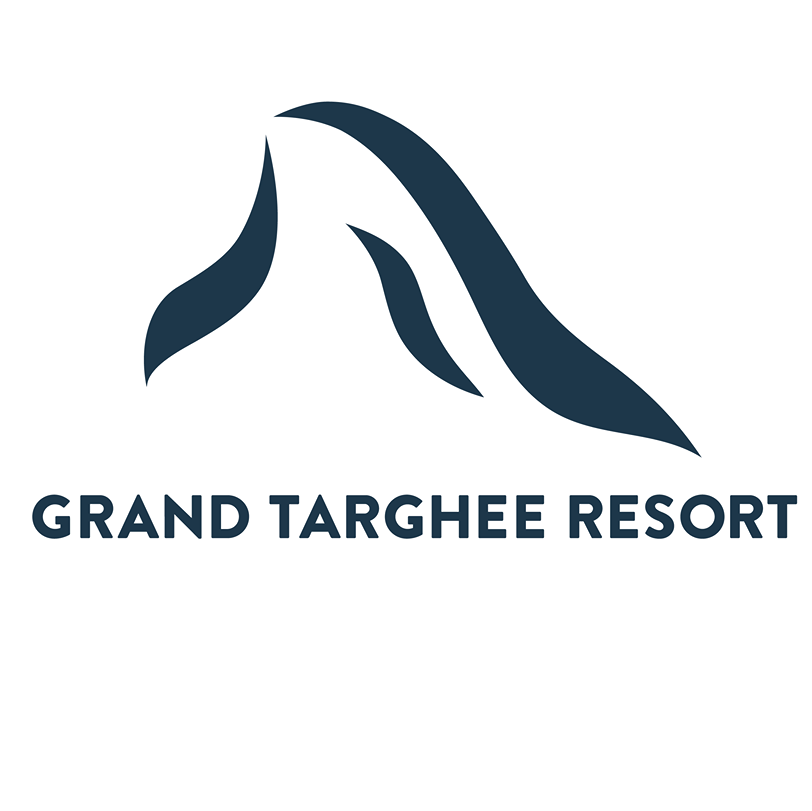 Logo of Grand Targhee Resort featuring a stylized mountain peak and the resort's name beneath it.