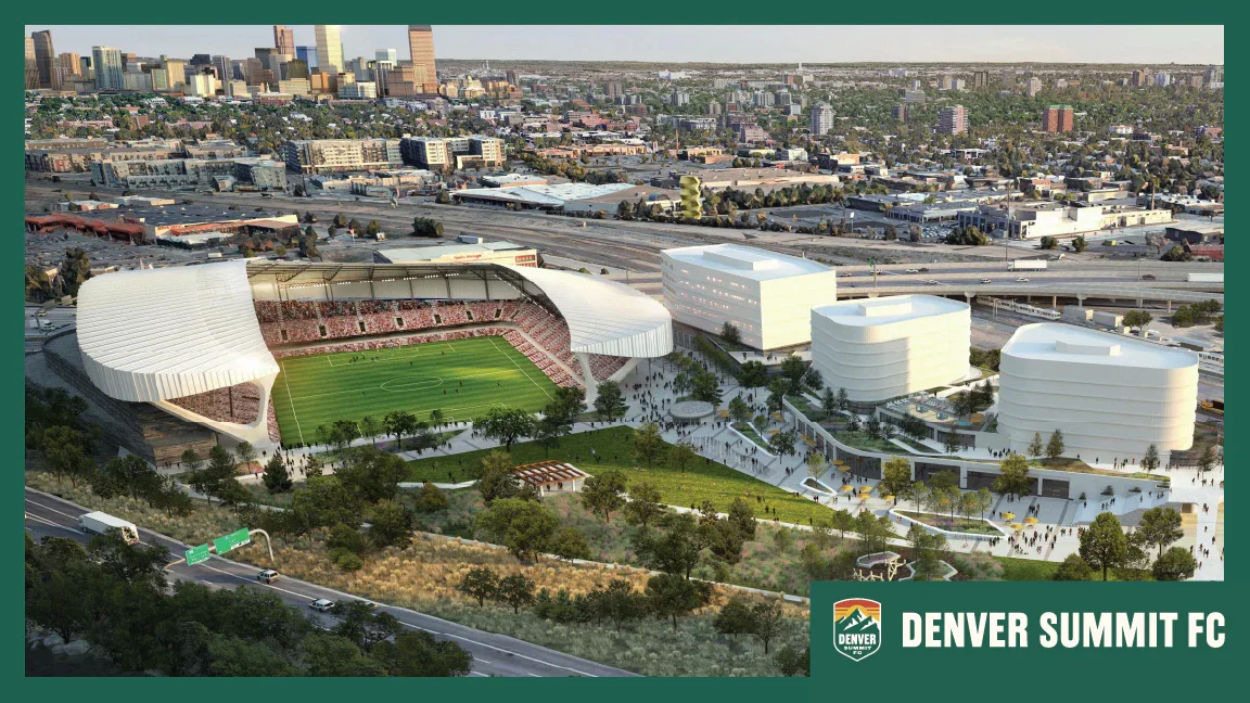 Plan for proposed Denver FC Stadium