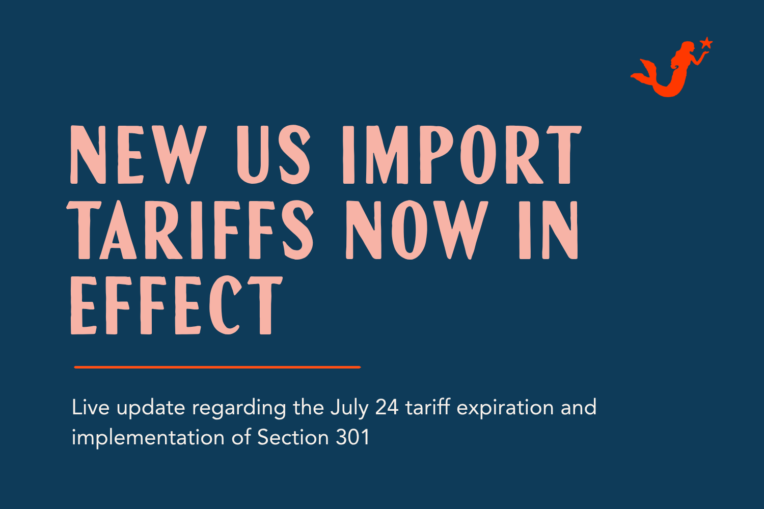 Important Update: New US Import Tariffs Now in Effect