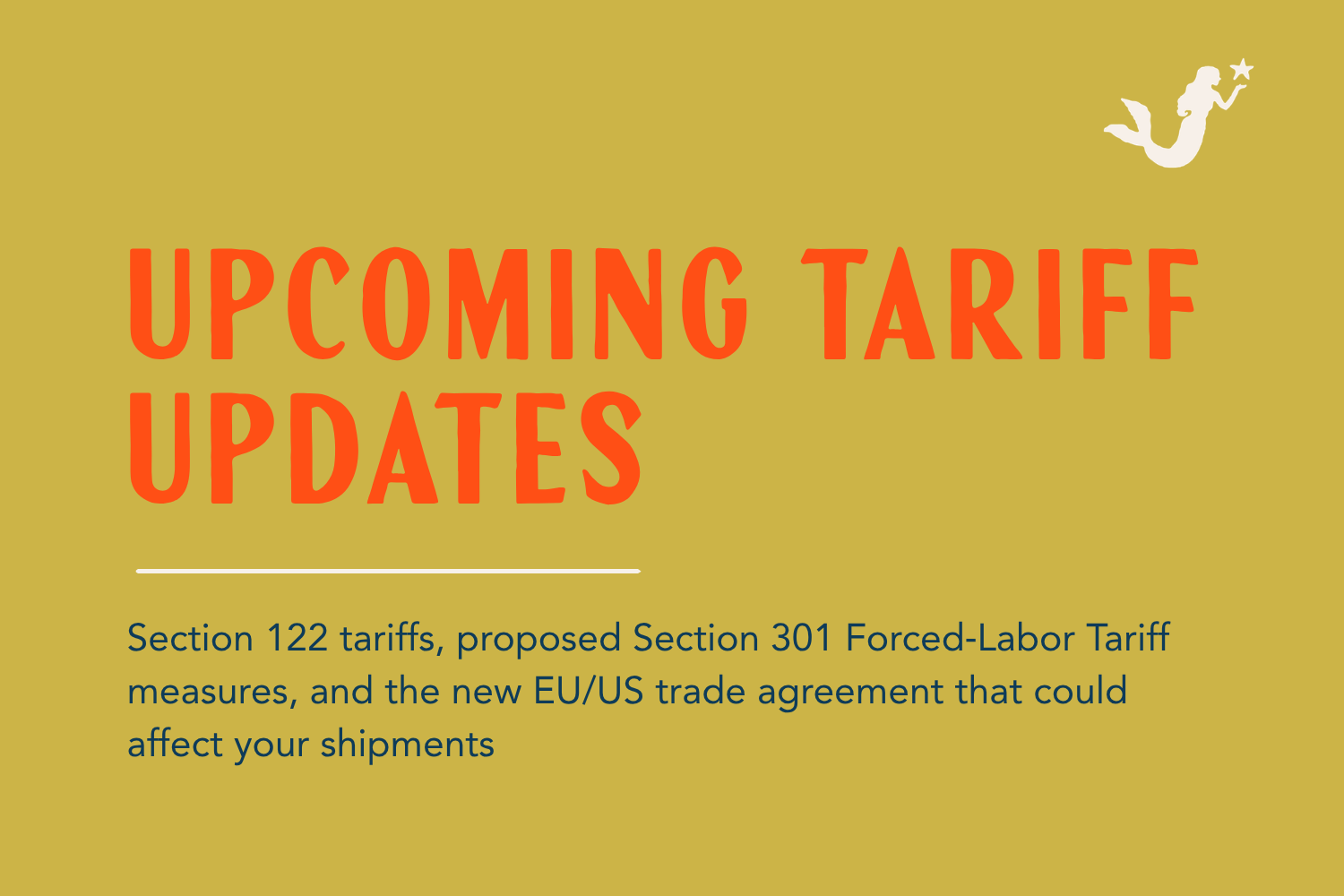 Important: Upcoming Tariff Updates