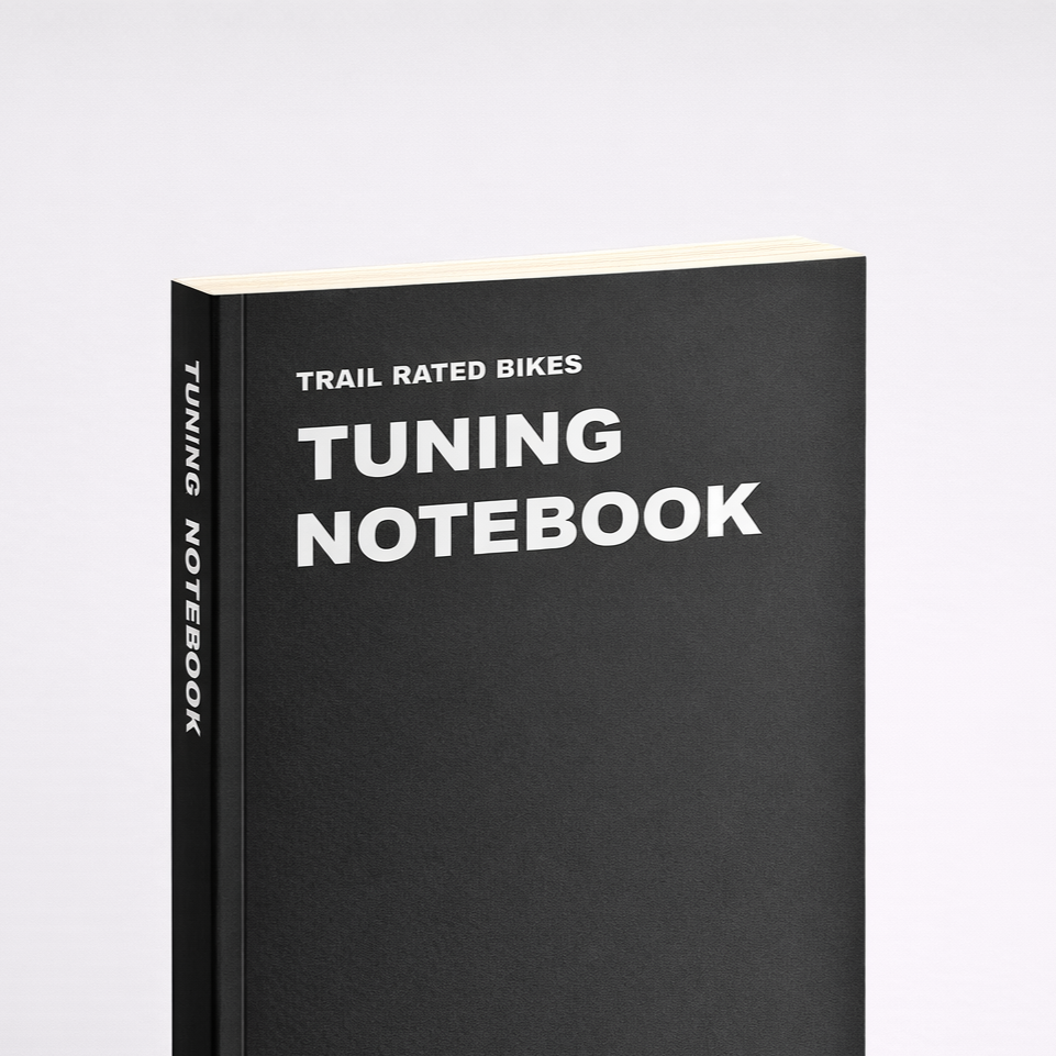 The Tuning Notebook by Trail Rated Bikes (3 pack)
