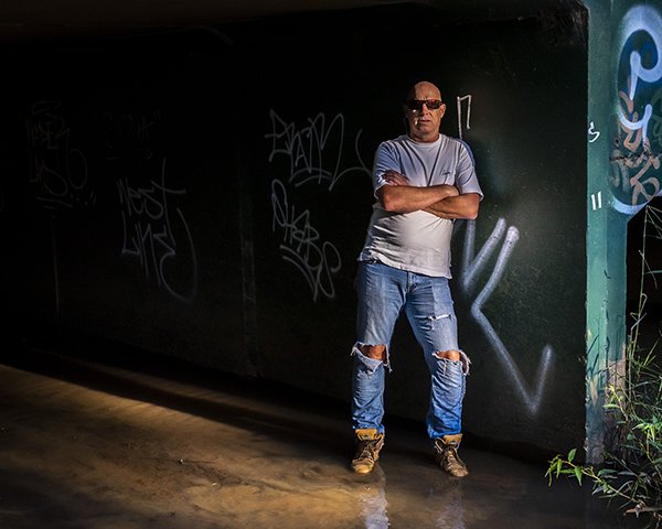 Jeff Walsh in the urban environment.