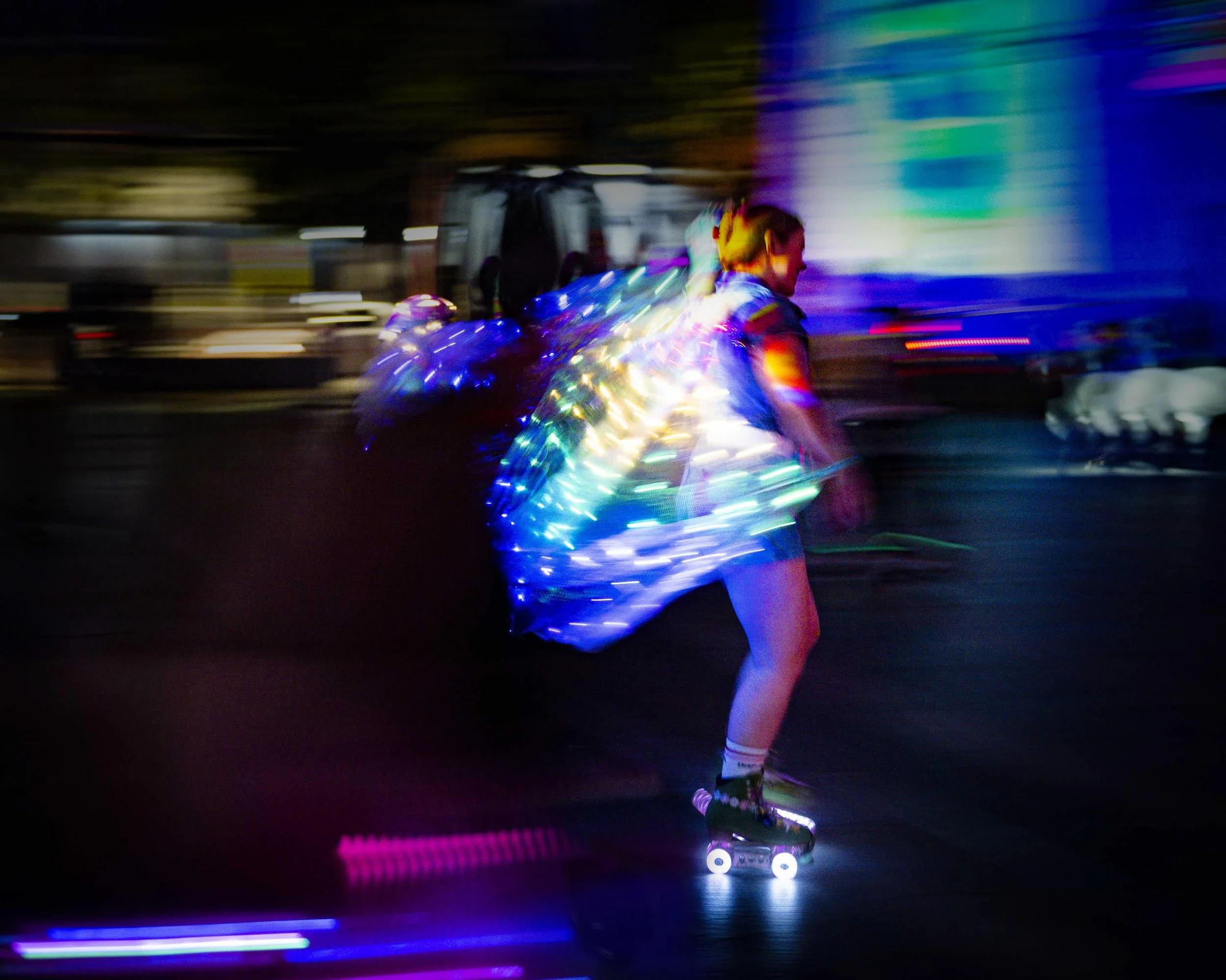 Vivid Roller skater