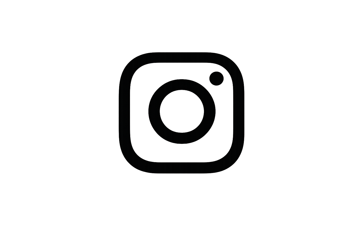 Black image with a faint outline of the Instagram logo in the center.