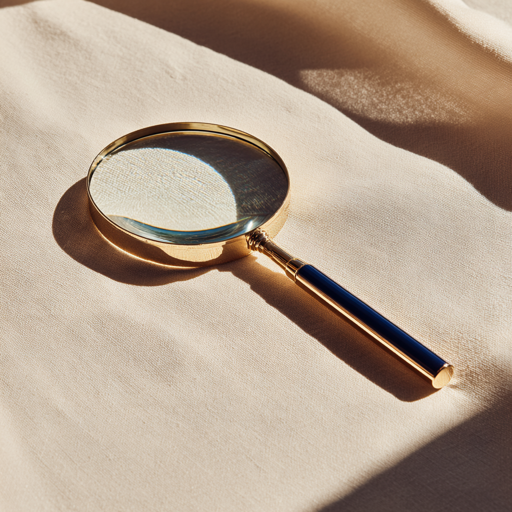 Magnifying glass representing clarity - how AbsoluteOps works