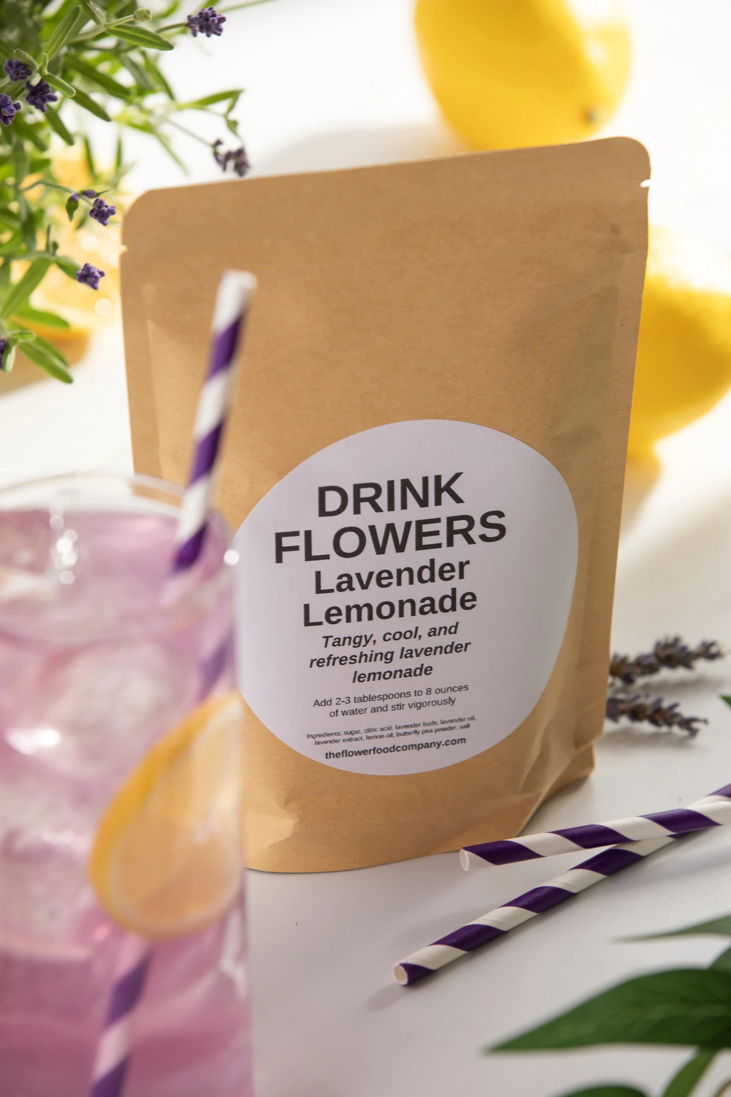 purple lavender lemonade