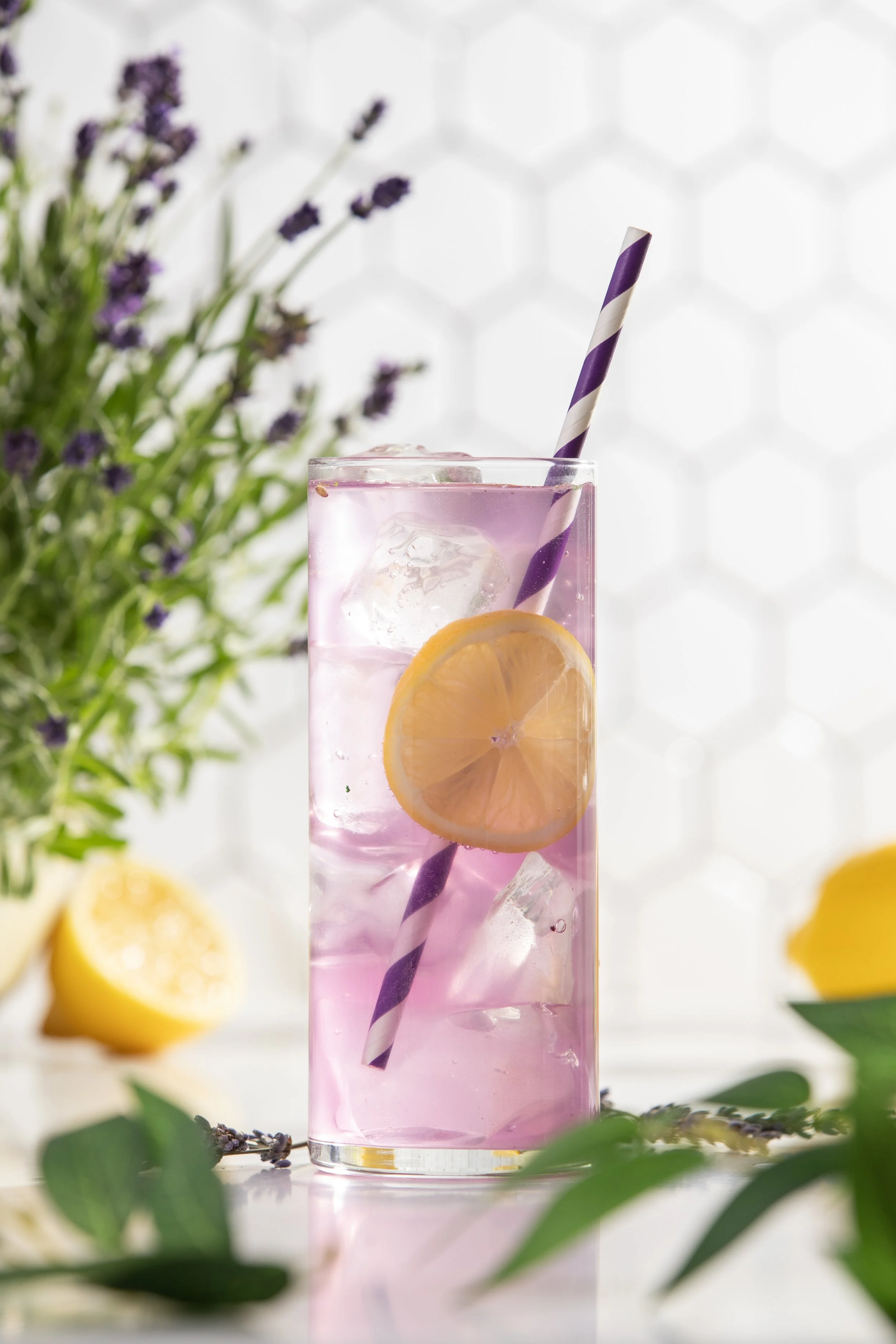 purple lavender lemonade mix