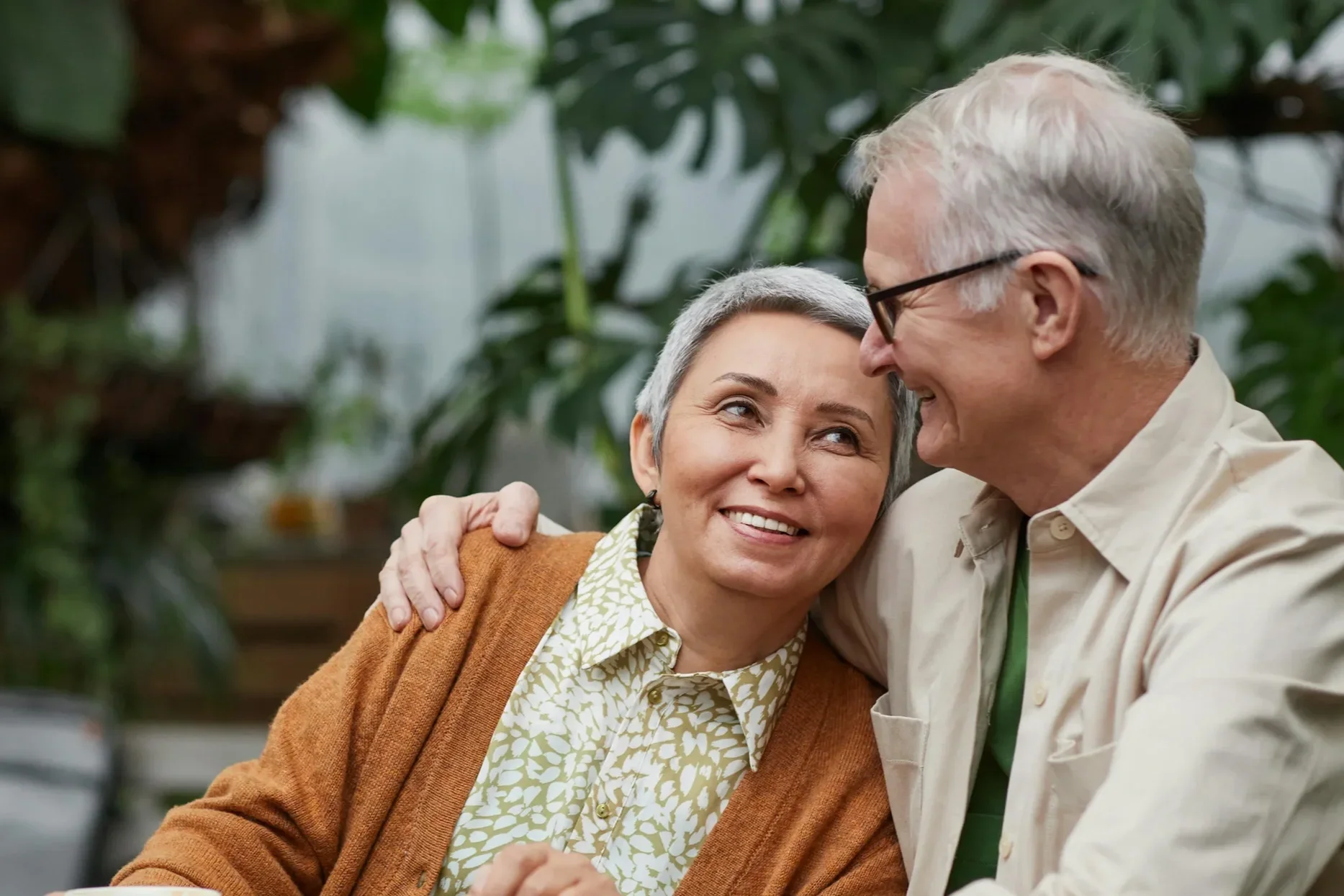 Older couple enjoying time together, representing compassionate palliative care support for patients with serious illness.