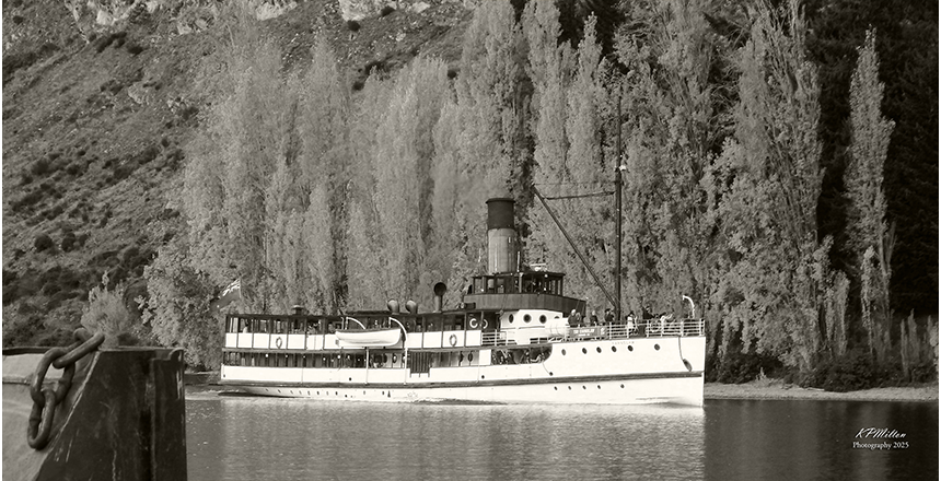 TSS Earnslaw at Walter Peak, Queenstown