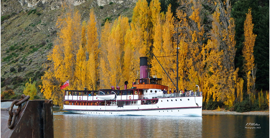 TSS Earnslaw at Walter Peak, Queenstown