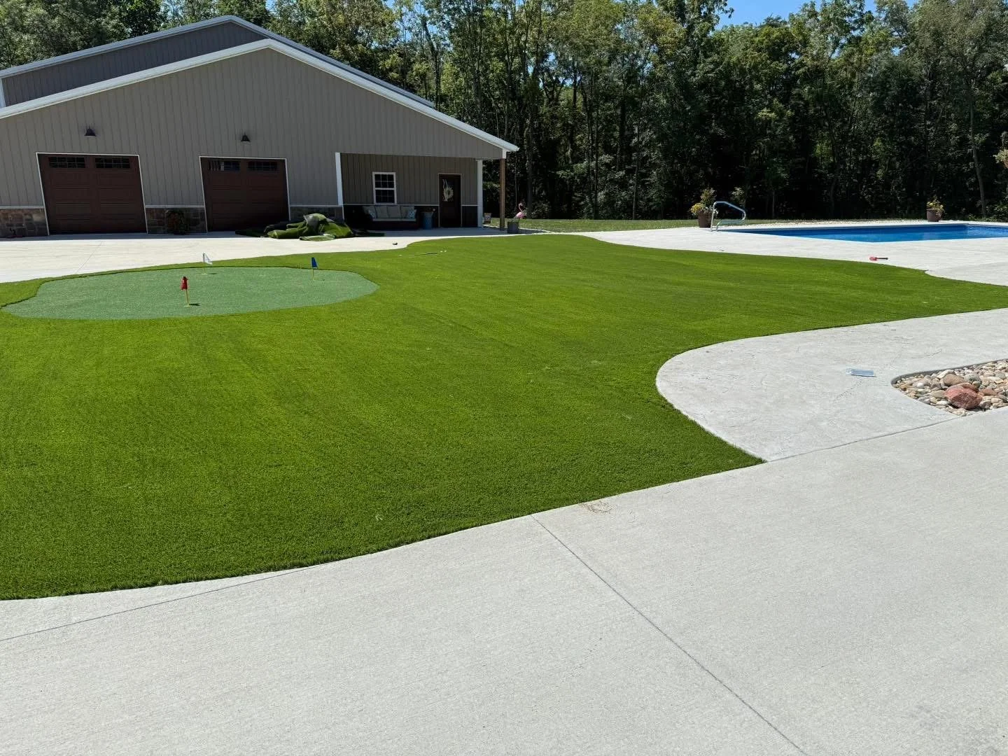 Professional sod installation for residential lawns in Terre Haute and surrounding Indiana areas