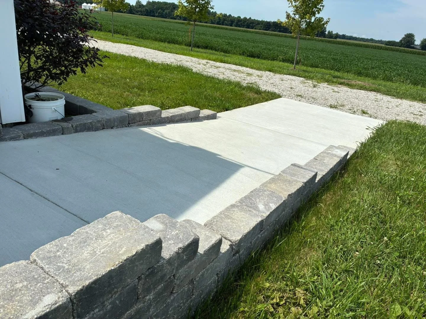 Concrete sidewalk installation serving Terre Haute and surrounding Indiana communities