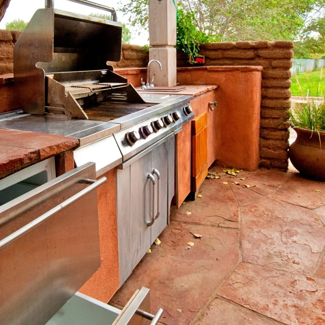 Custom outdoor kitchen installation for backyard living spaces in Terre Haute and surrounding Indiana communities