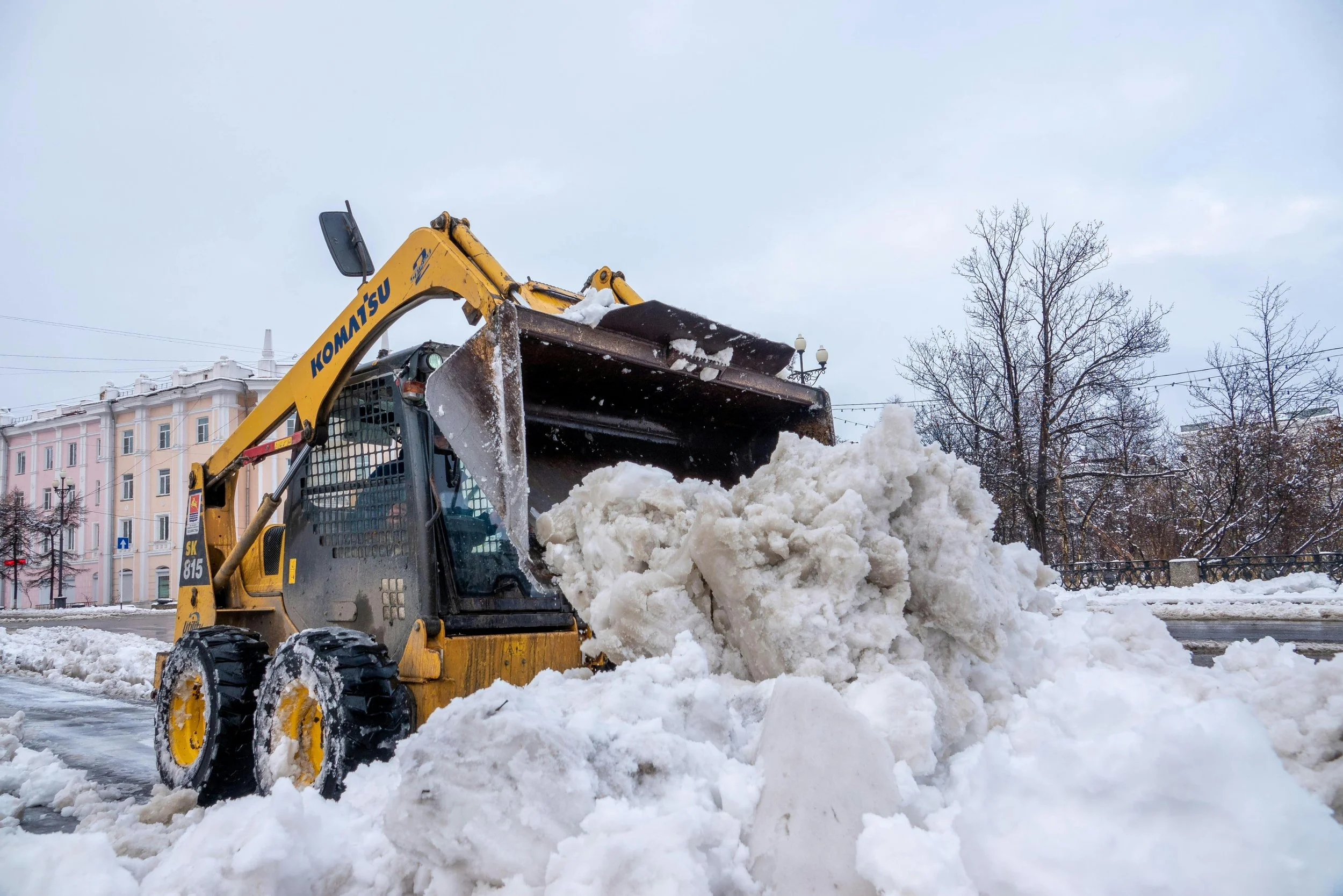 Professional snow removal services for residential and commercial properties in west-central Indiana