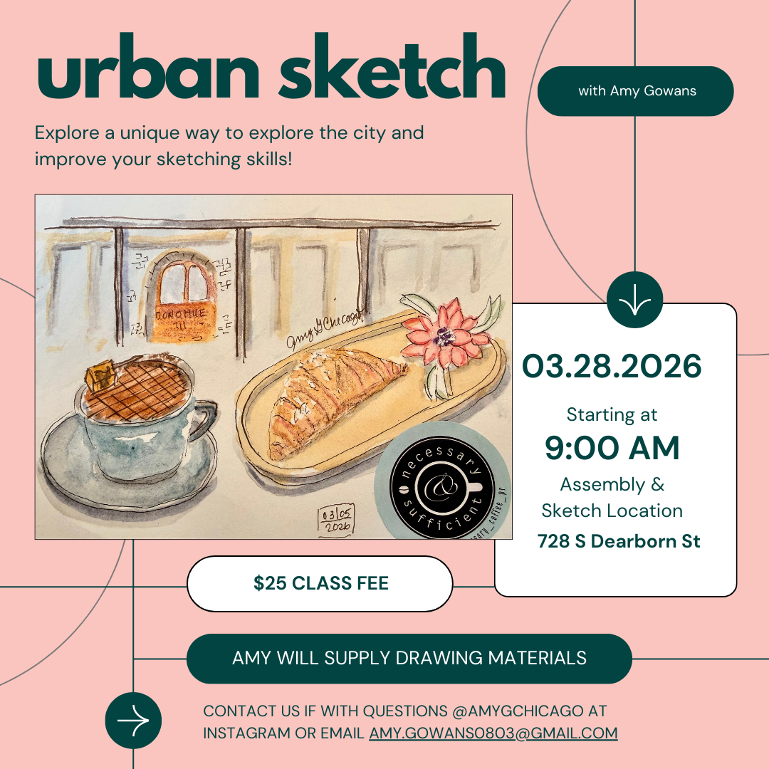Café Urban Sketching with Amy Gowans