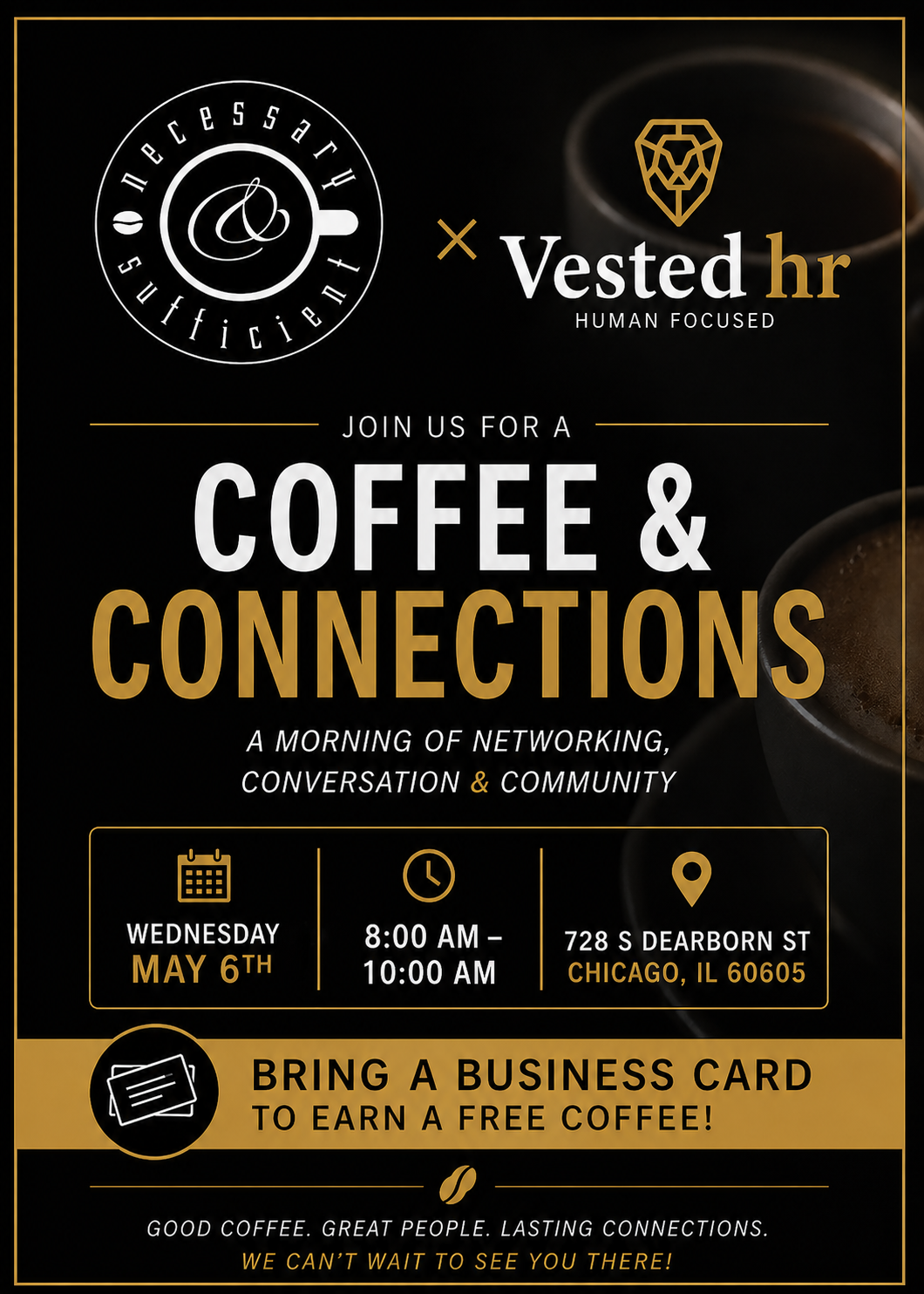 Coffee &amp; Connections with Vested HR