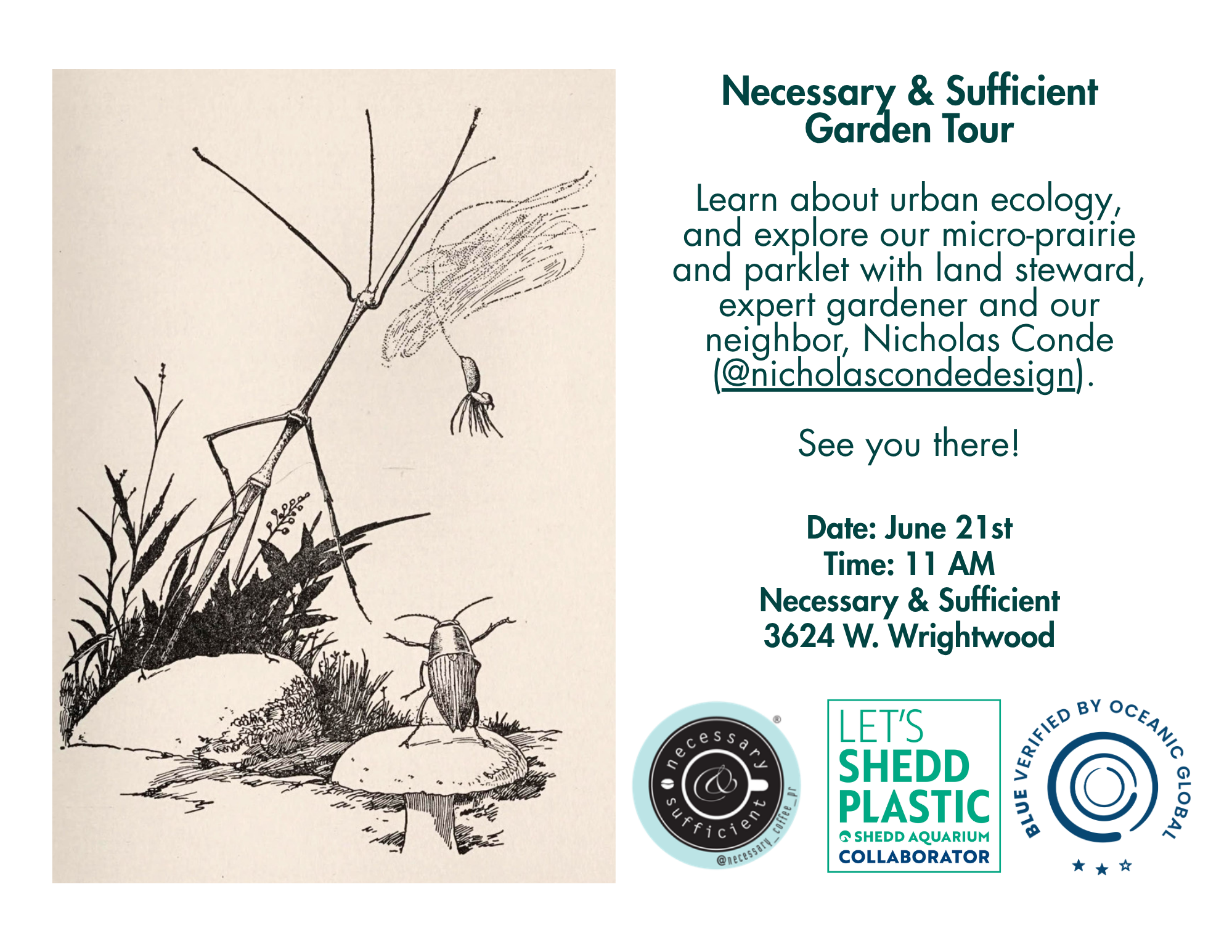 necessary &amp; sufficient Garden Tour
