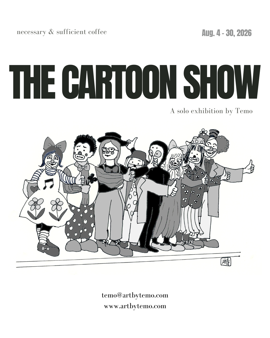 The Cartoon Show - A Solo Exhibition by Temo 