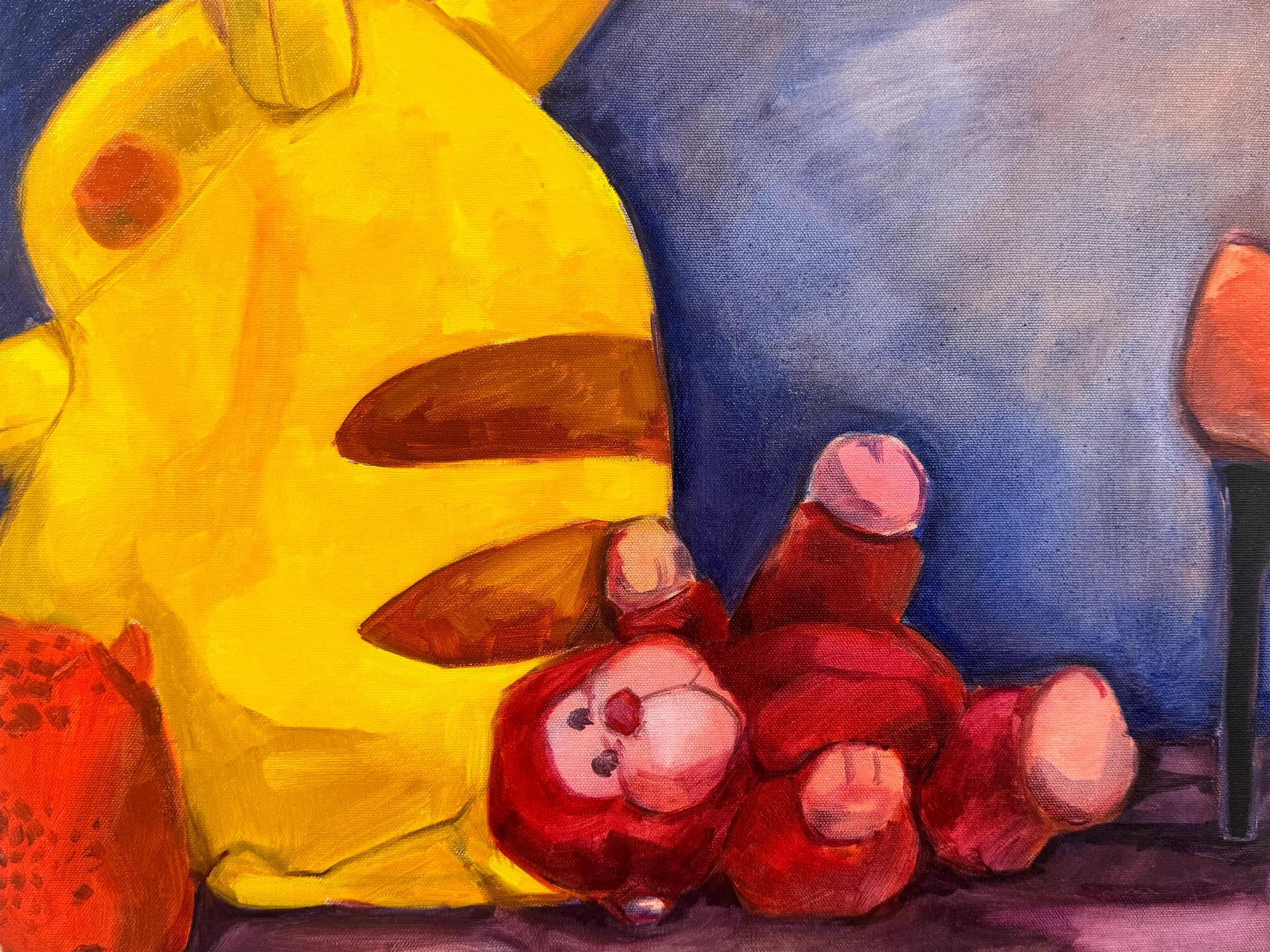 Pikachu Plushy Physical Art Piece.webp