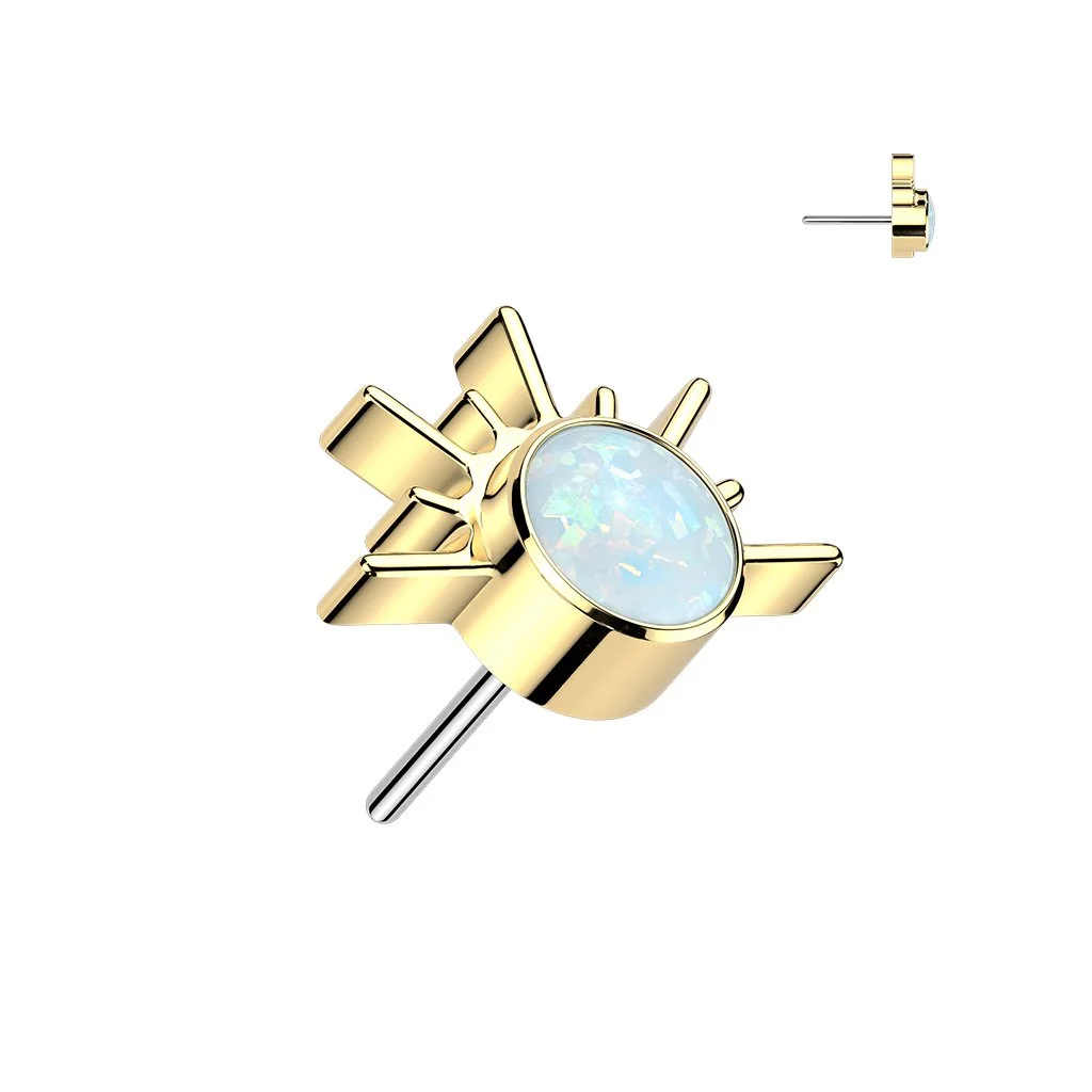 CZ or Opal Center Top