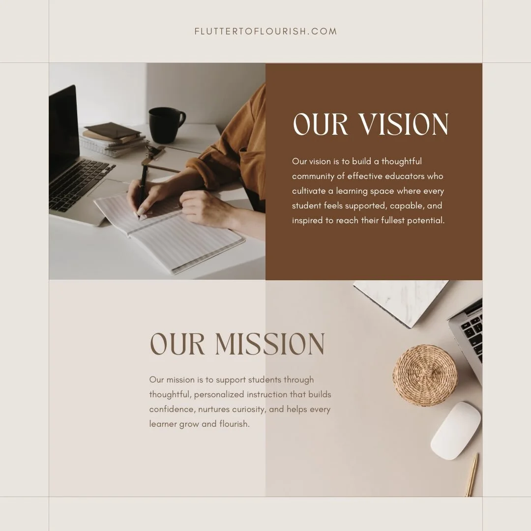 Every student learns and grows at their own pace, and at Flutter to Flourish, we honor that journey.

We are intentional. 
We are supportive. 
We are structured. 
We are engaging. 
We are nurturing. 

We believe learning isn&rsquo;t about rushing&mda