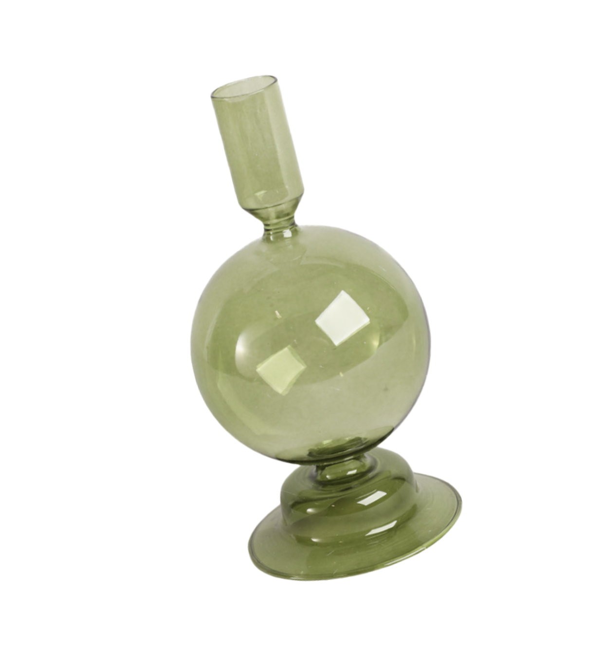 Helm House Green Vase