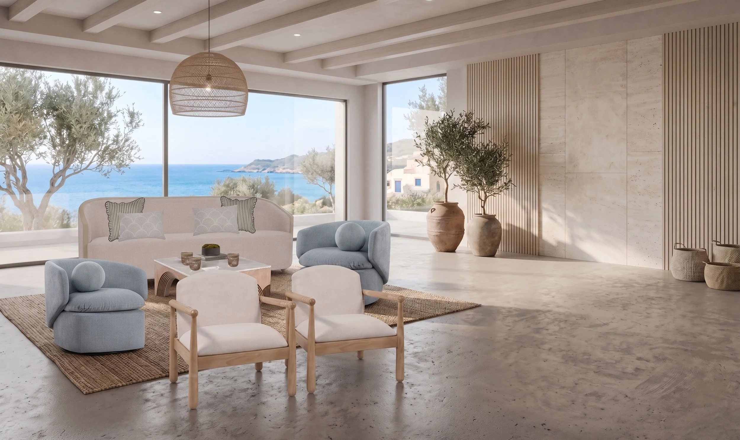 Coastal Airy Tide Lounge