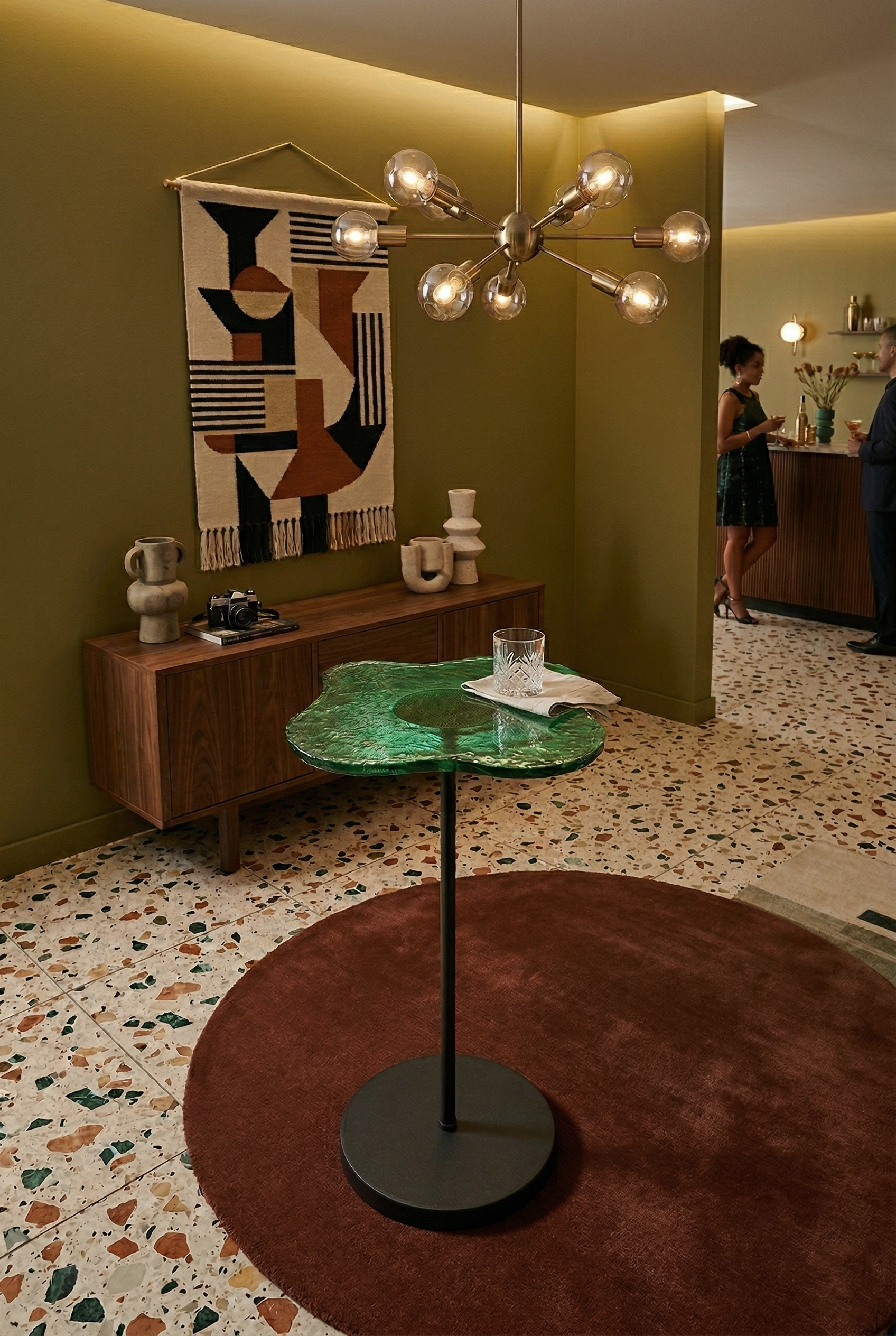 Helm House Green Event Rental Styling Tips