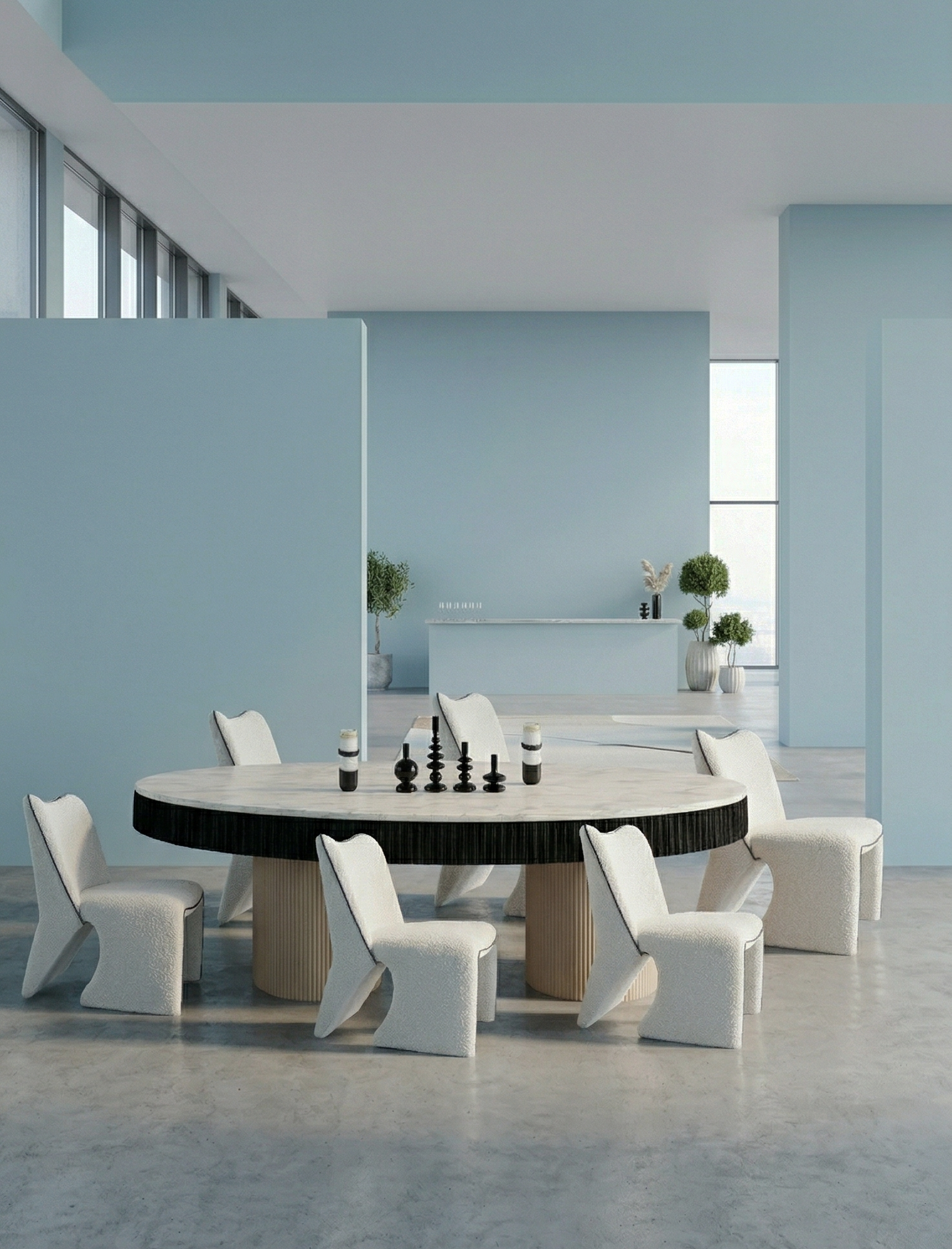 Monochrome Studio Diningscape