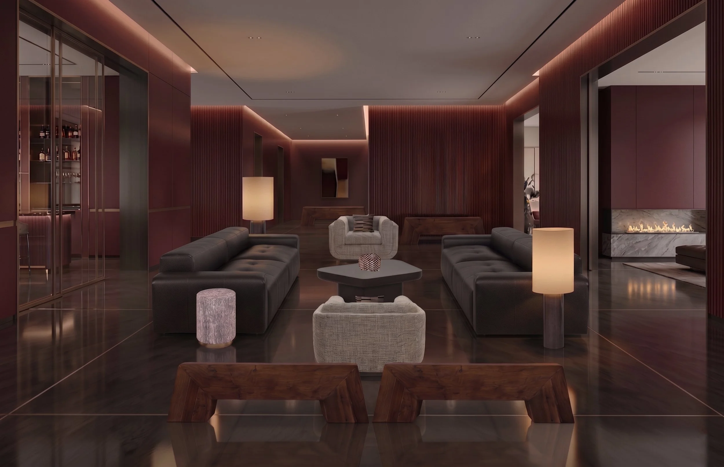 Modern Linea Lounge