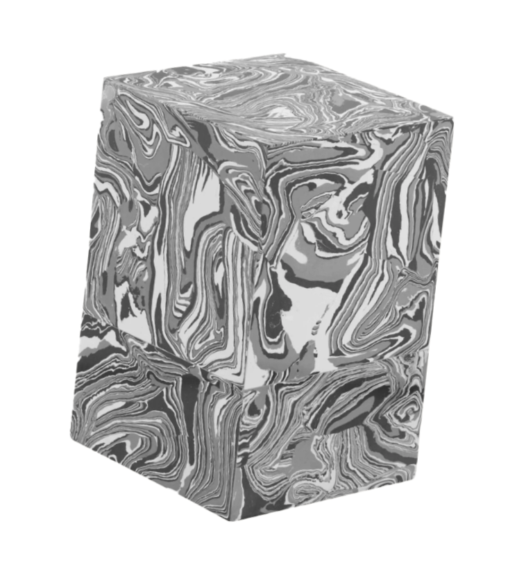 Helm House Gray Stool