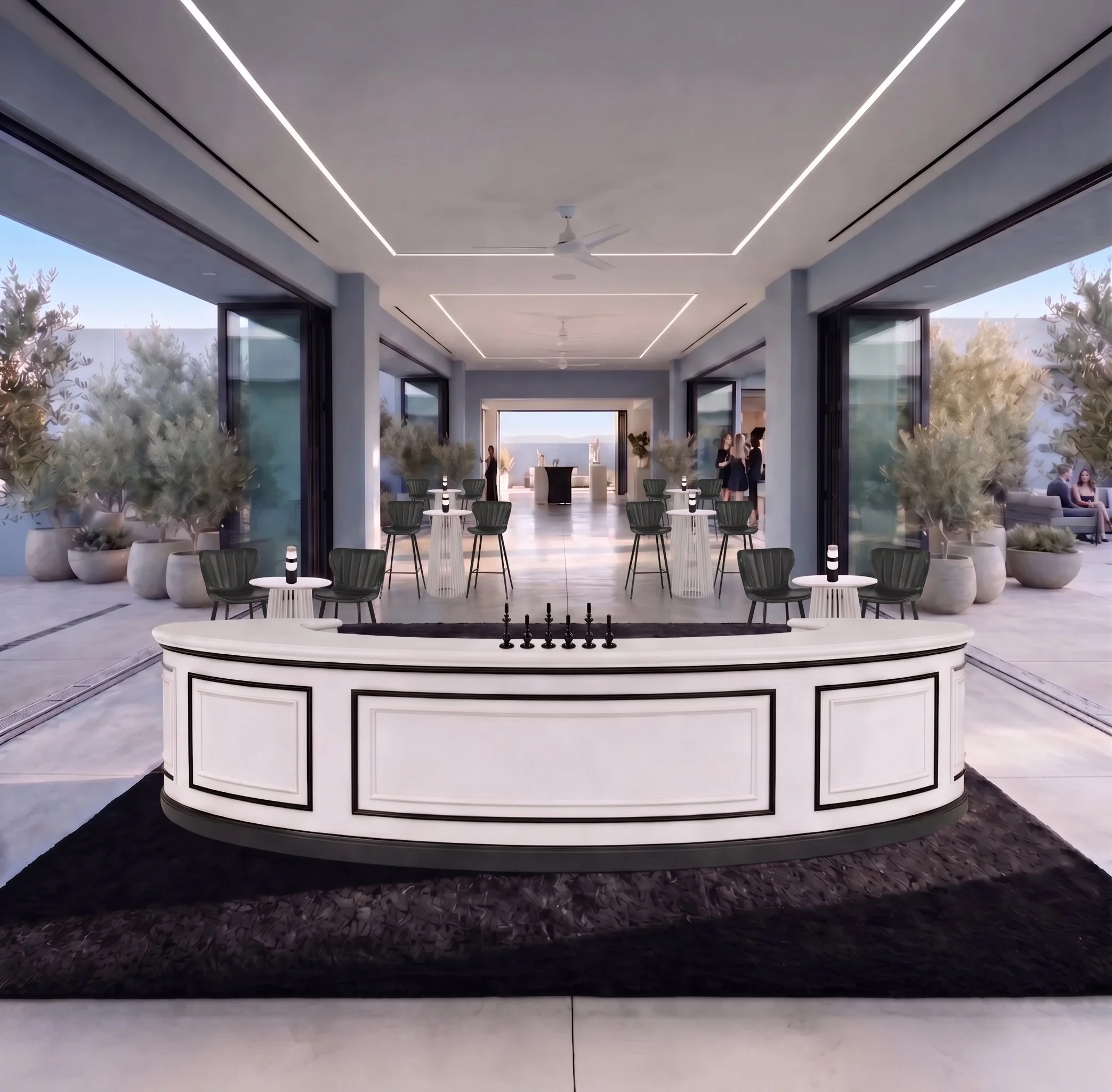 Monochrome Studio Black & White Bar