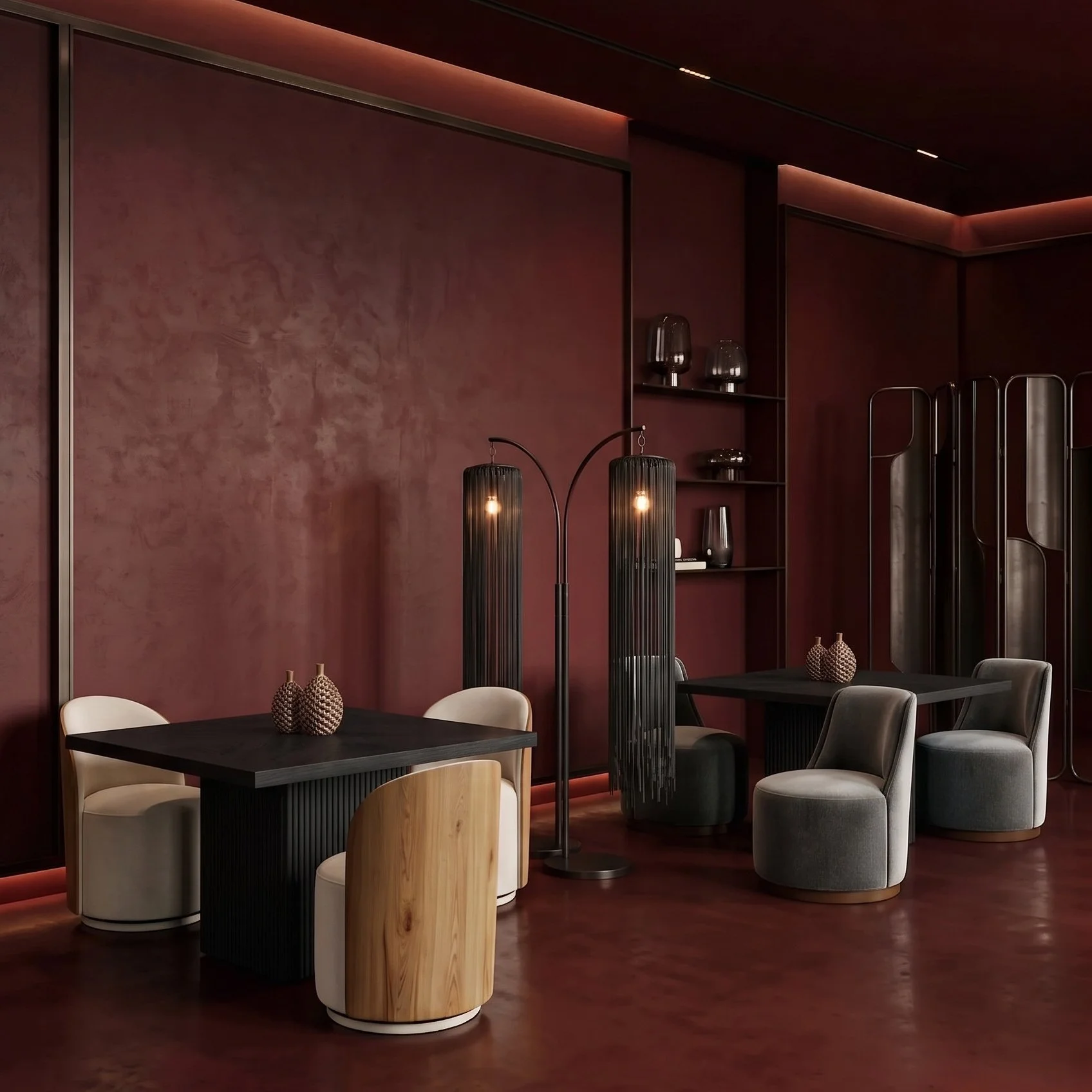 Modern Linea Bar event rental collection from Helm House