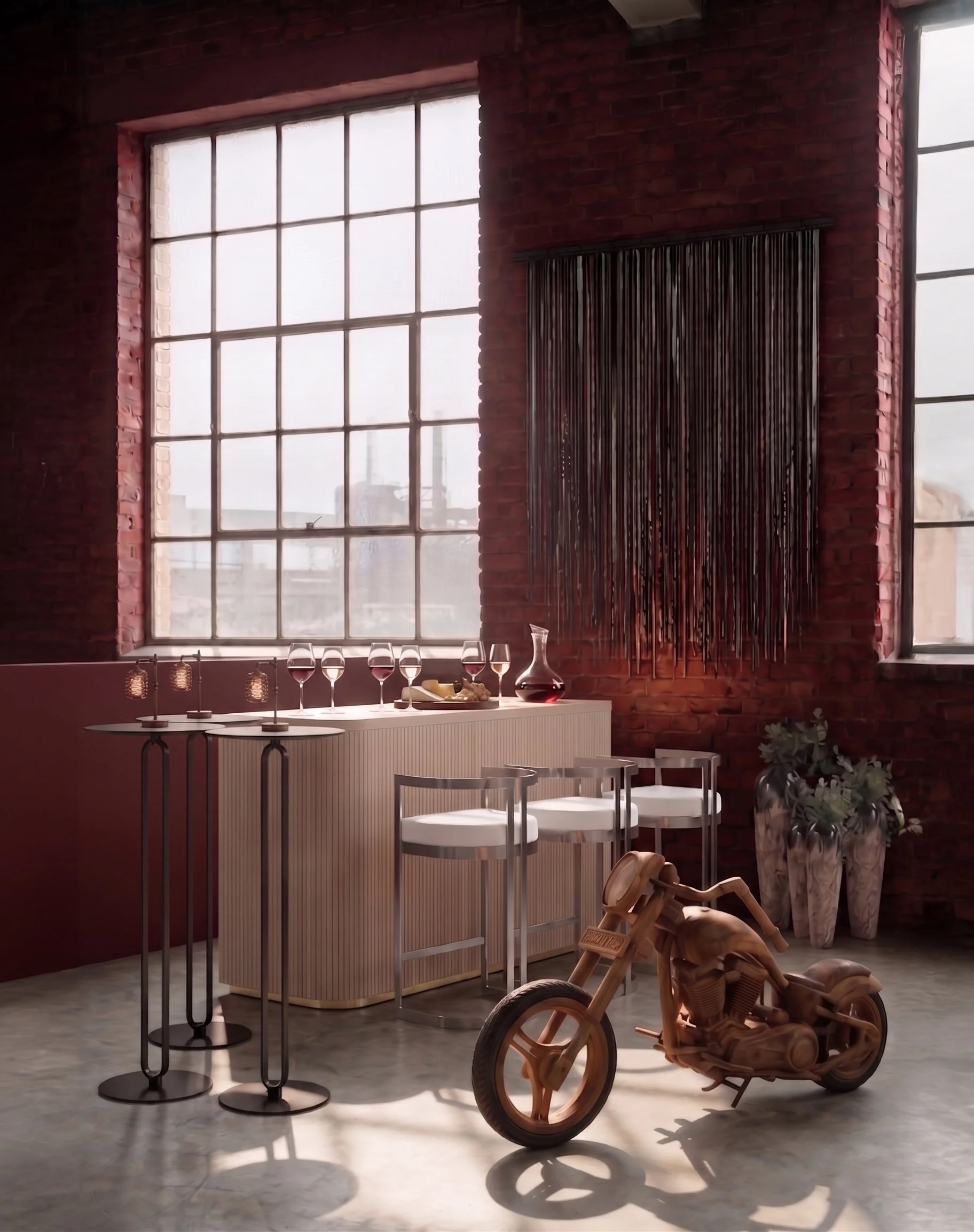 Refined Rustic Bar