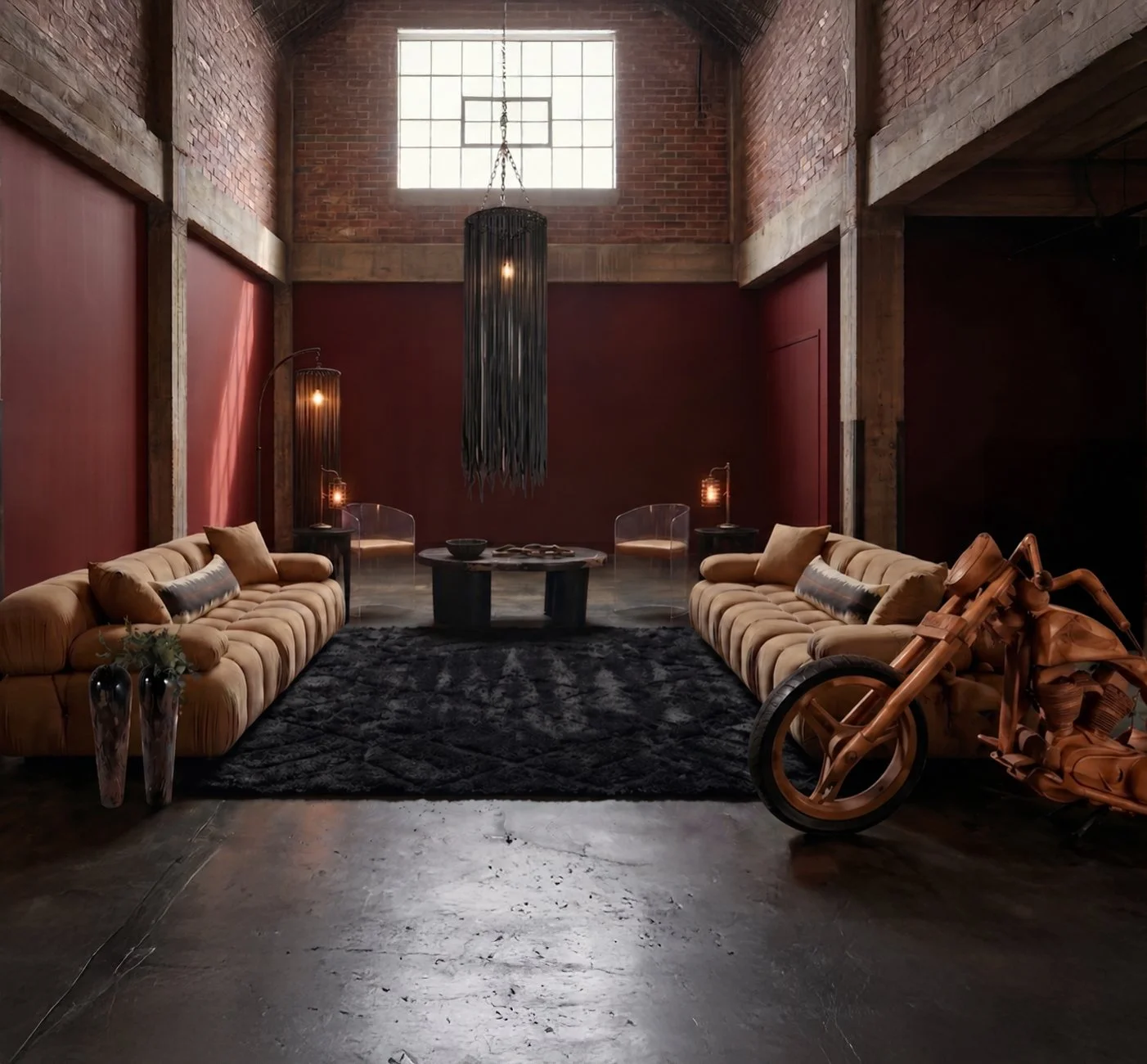 Refined Rustic Lounge