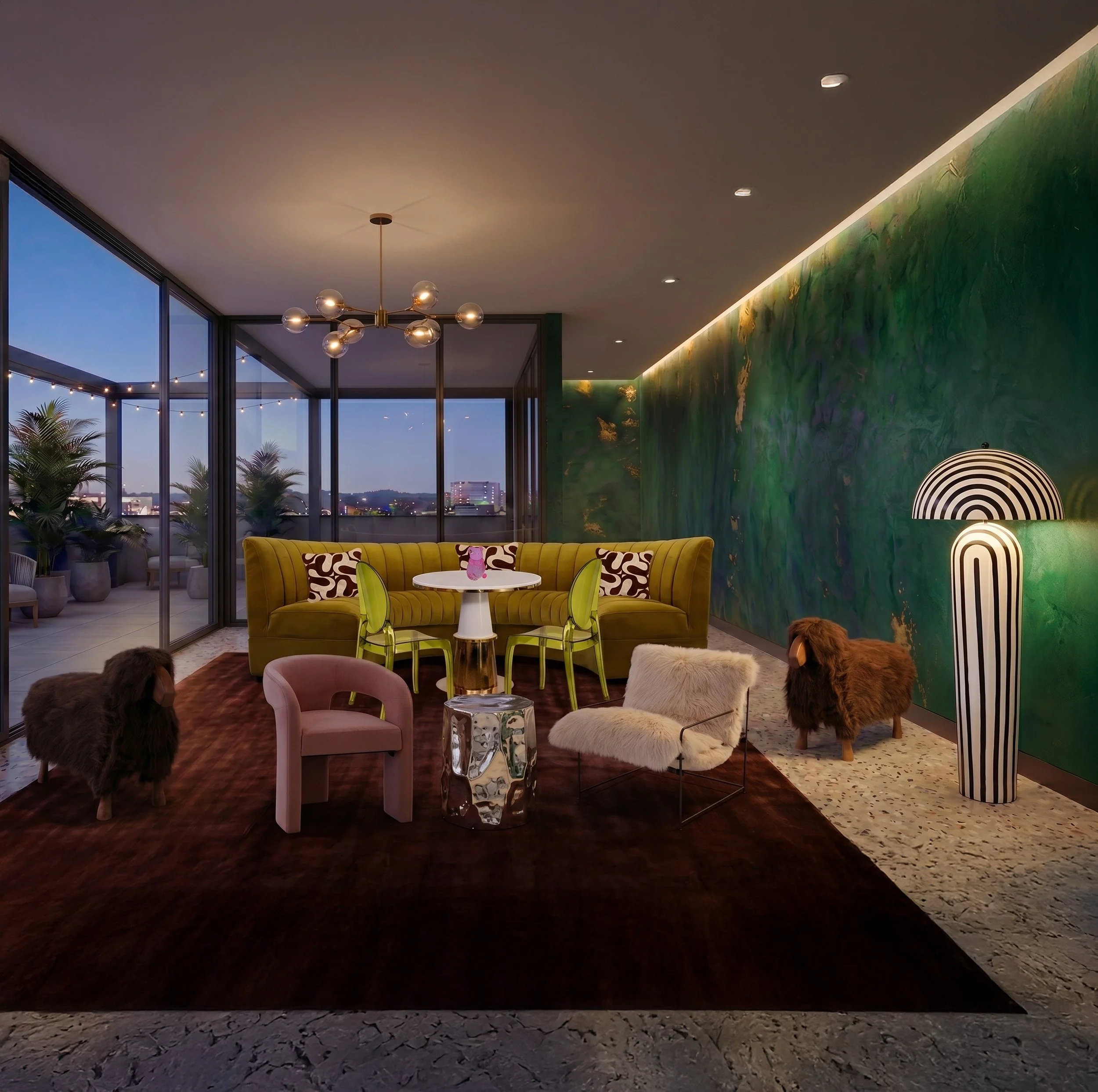 Eclectic Form Lounge