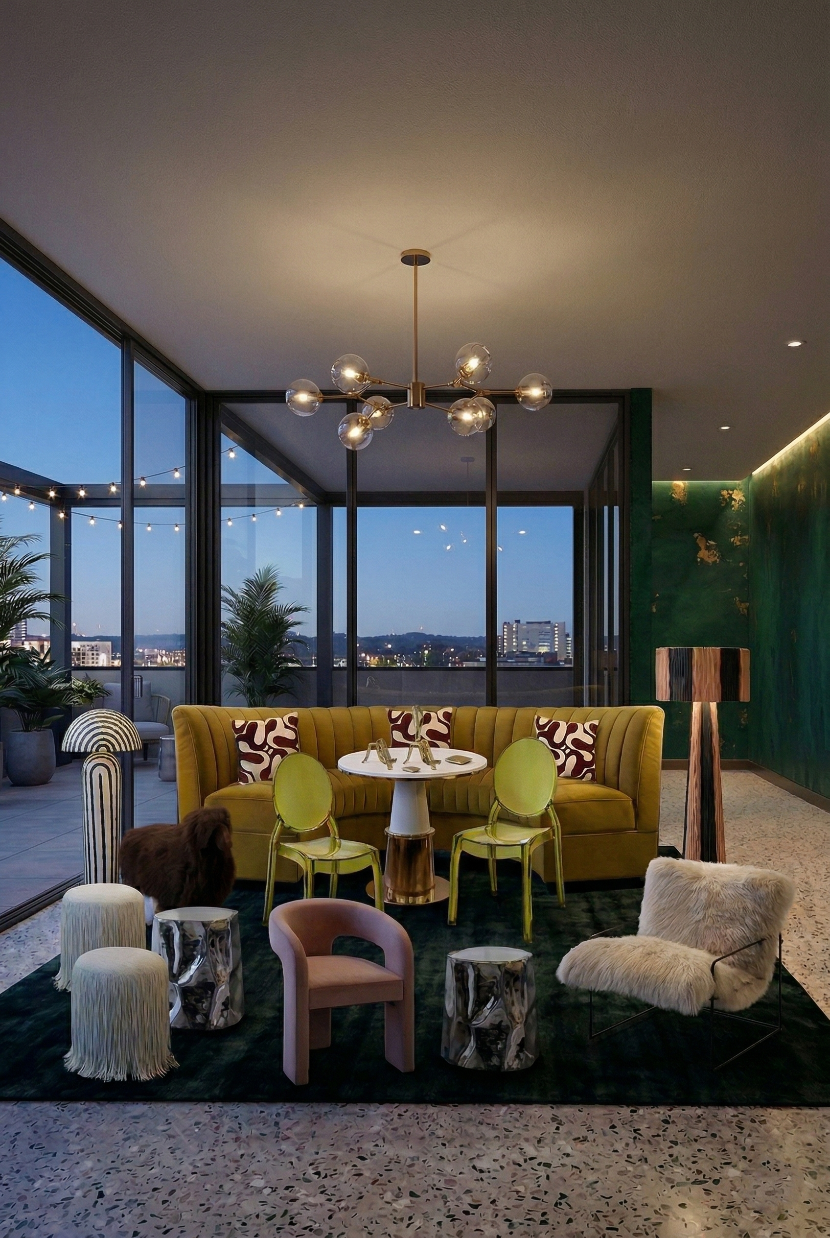 Eclectic Form Lounge