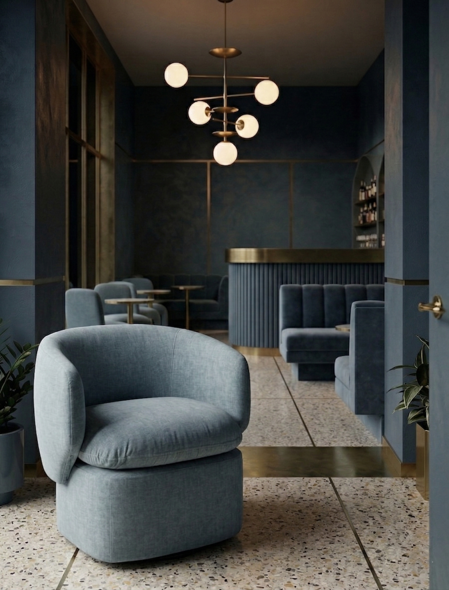 Helm House Blue Event Rentals Styling Tip