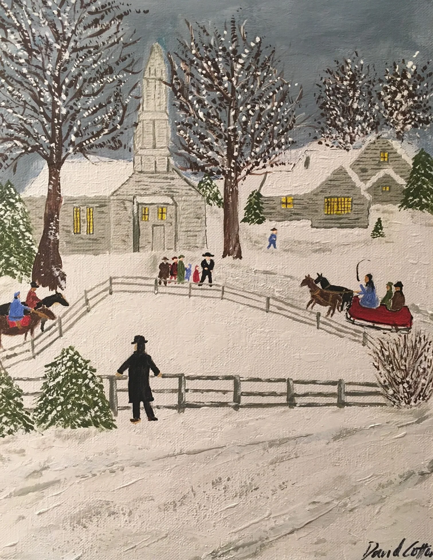 Grandma Moses Acrylic