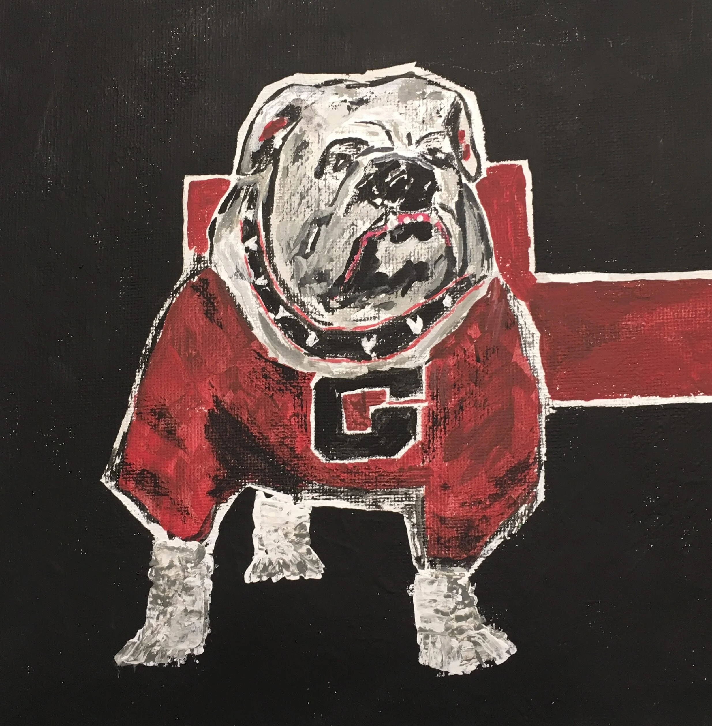 UGA 2 Acrylic Painting