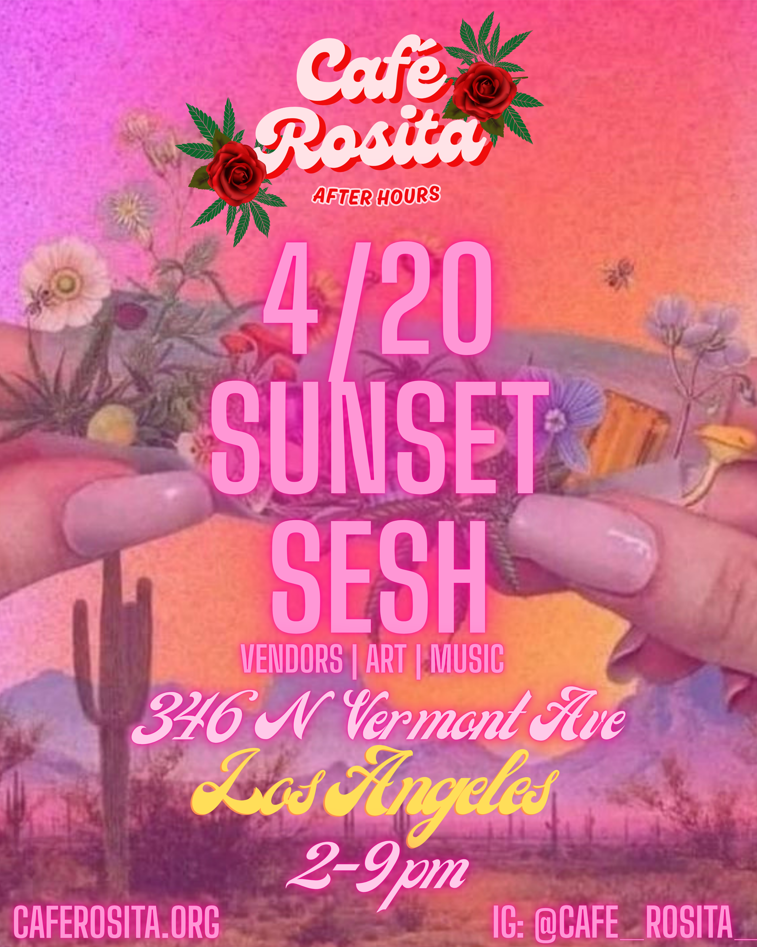 Monday, April 20th, 2026 Sunset Sesh Ticket